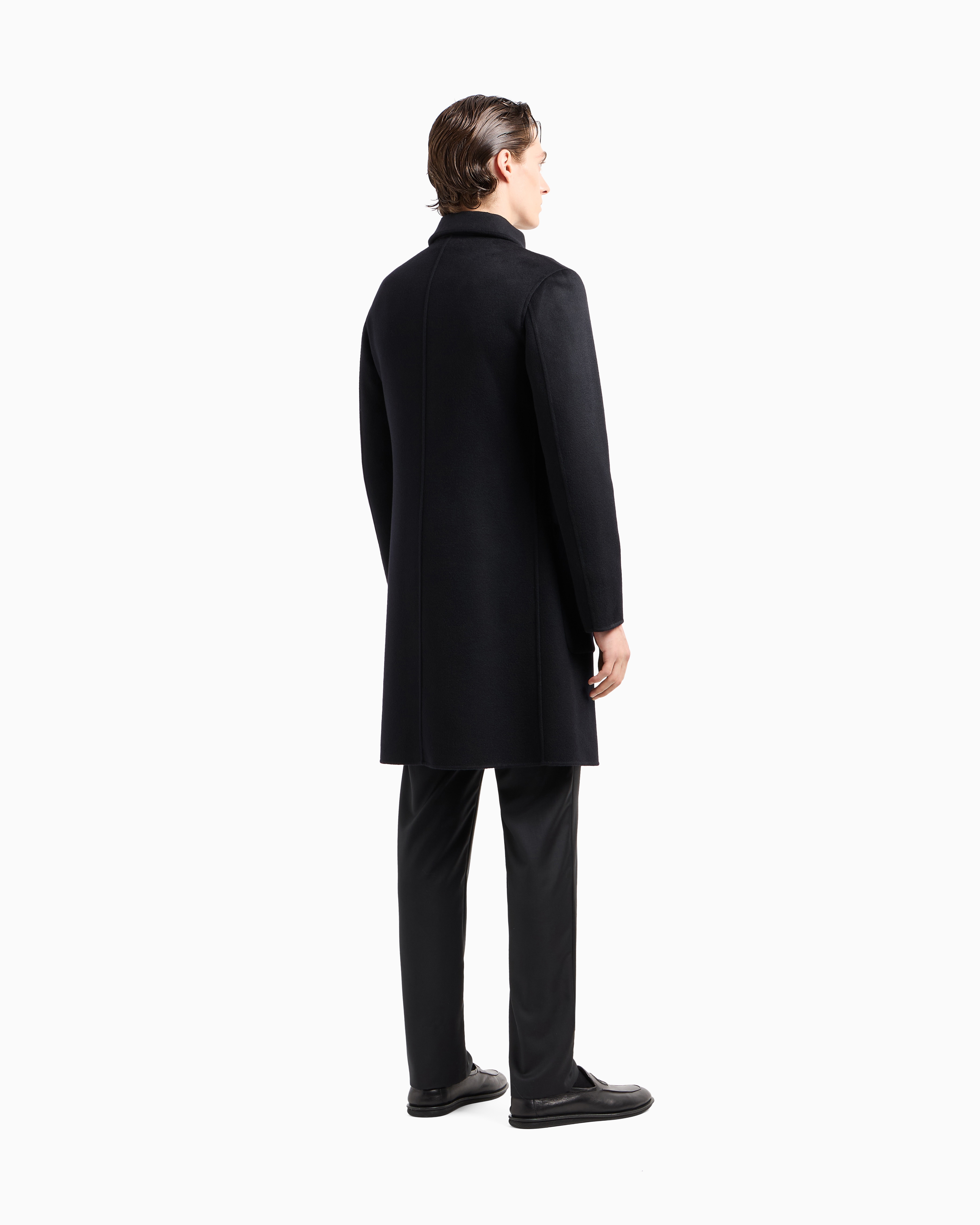【EMPORIO ARMANI】BIG Sale★CONTRAST FUR COAT Emporio Armani Contrast Fur Coat | SportsDirect.com USA