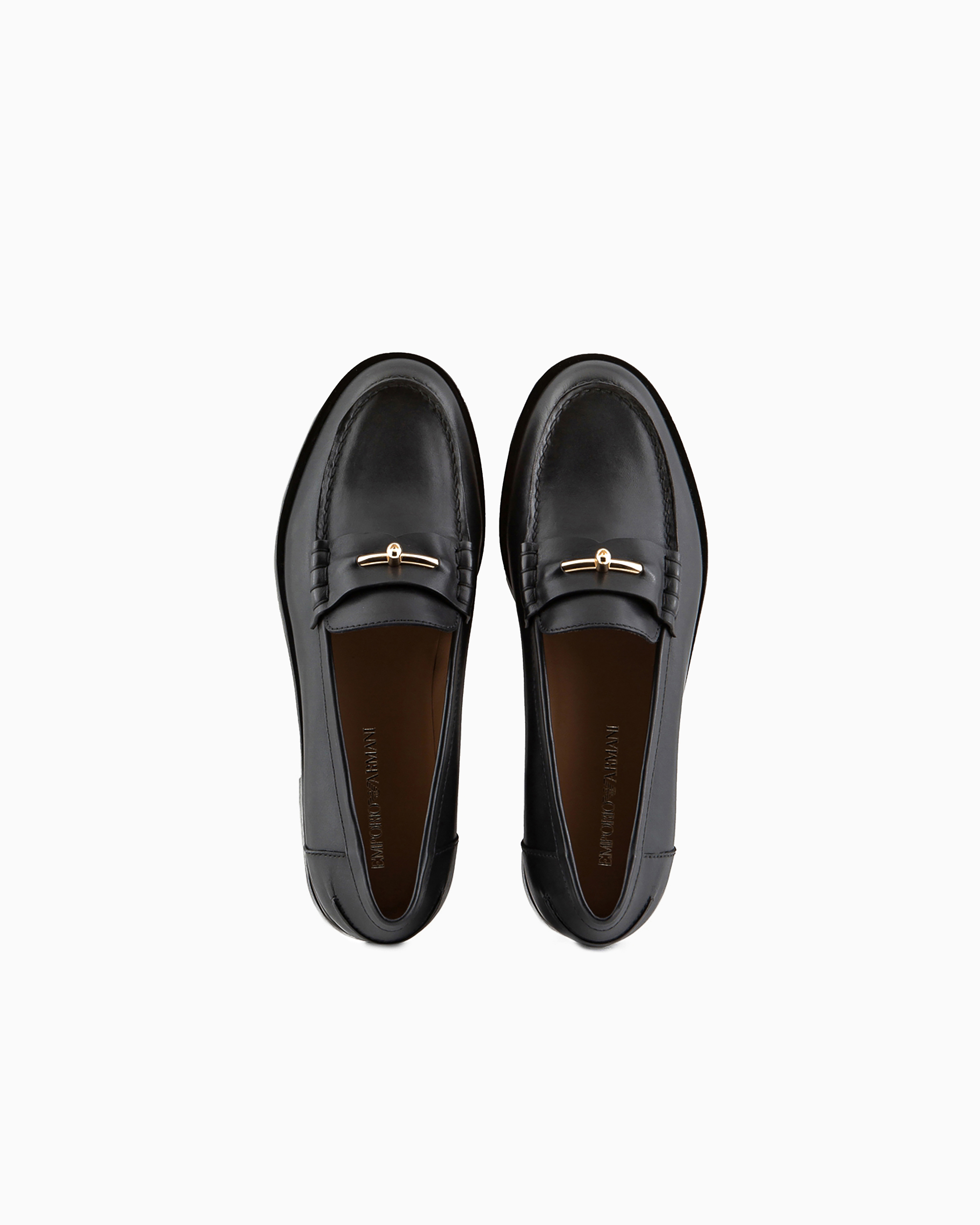 【Giorgio Armani】 Galleria 3スエードローファー Galleria 3 suede slip-ons | Giorgio Armani