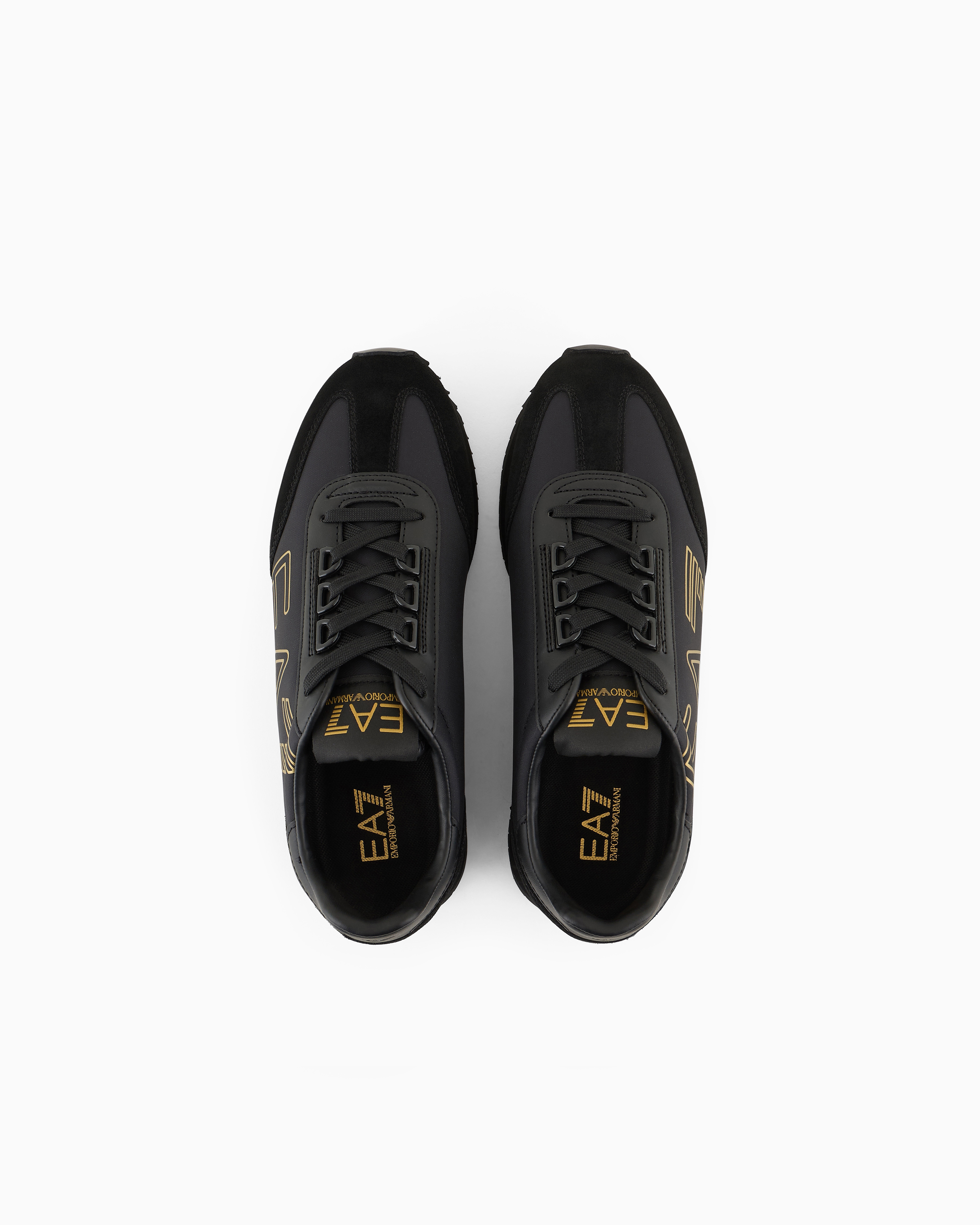 スニーカー EMPORIO ARMANI EA7 Black and White Vintage Sneakers Black and White Vintage Sneakers | EA7