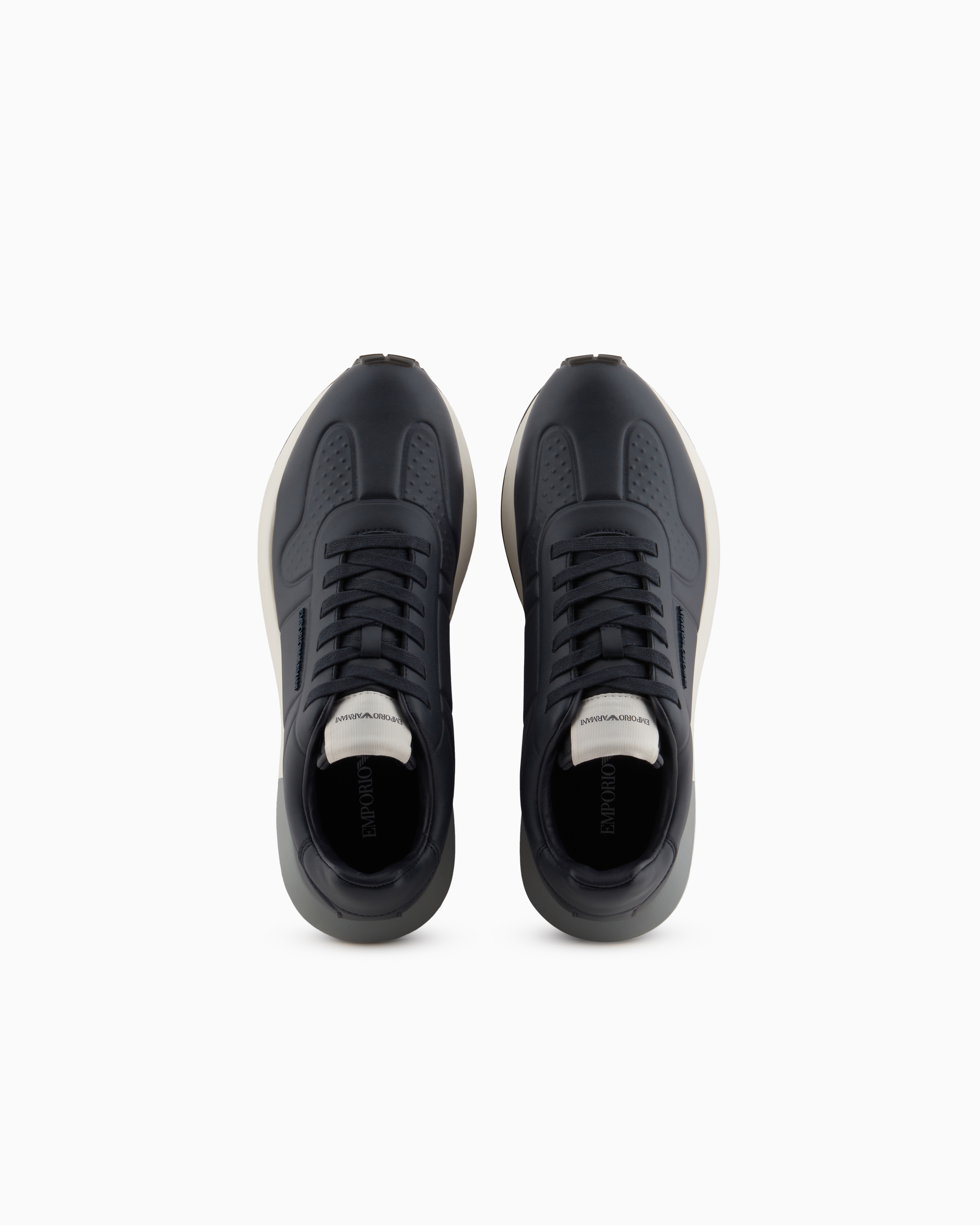 EMPORIO ARMANI スニーカー カーキ 4105125E0095 スニーカー ナイロン／レザー | Emporio Armani