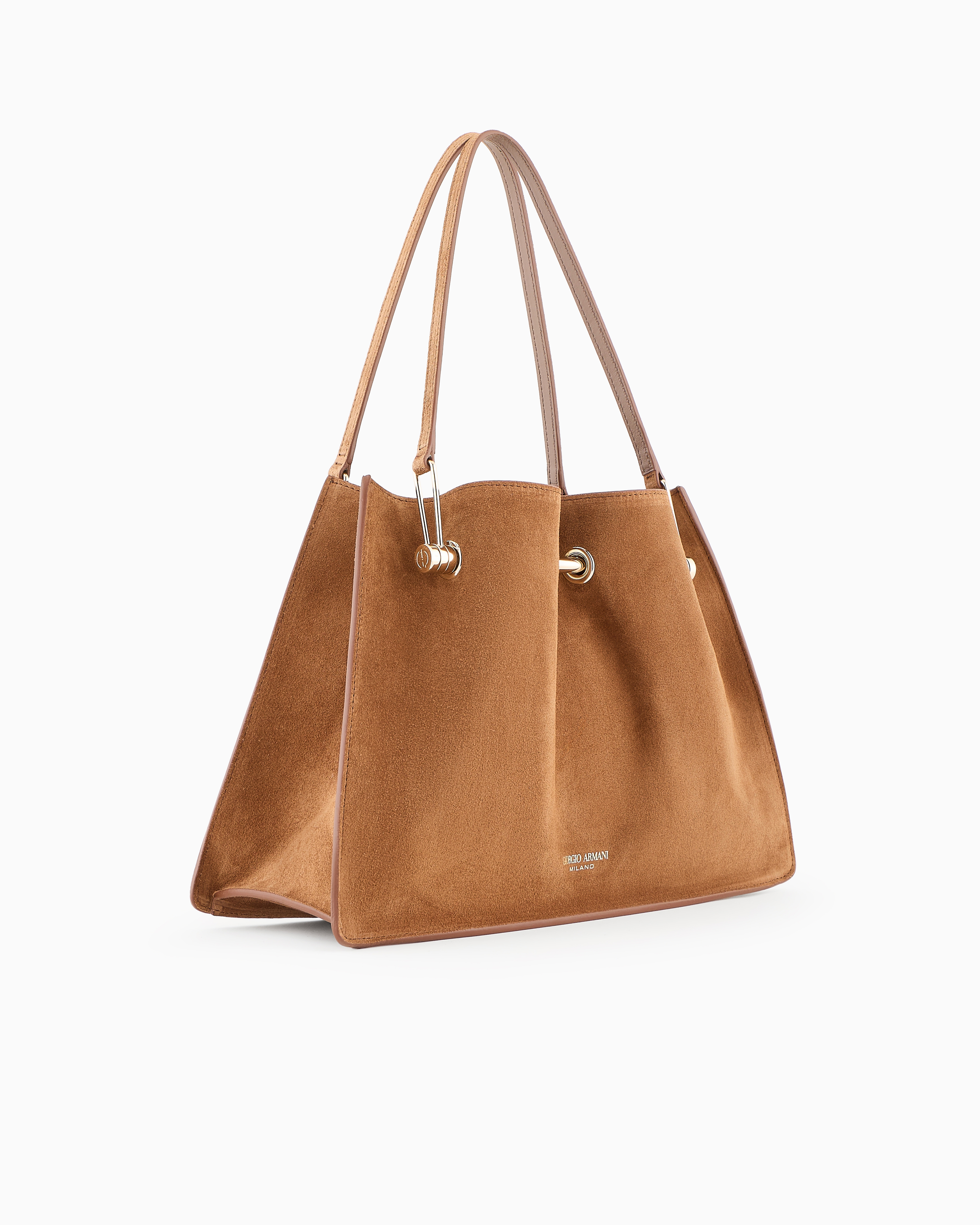 トートバッグ GIORGIO ARMANI FW25 HANDBAG (GW001709 AF14186 U6032) Large pebbled leather tote bag | Giorgio Armani