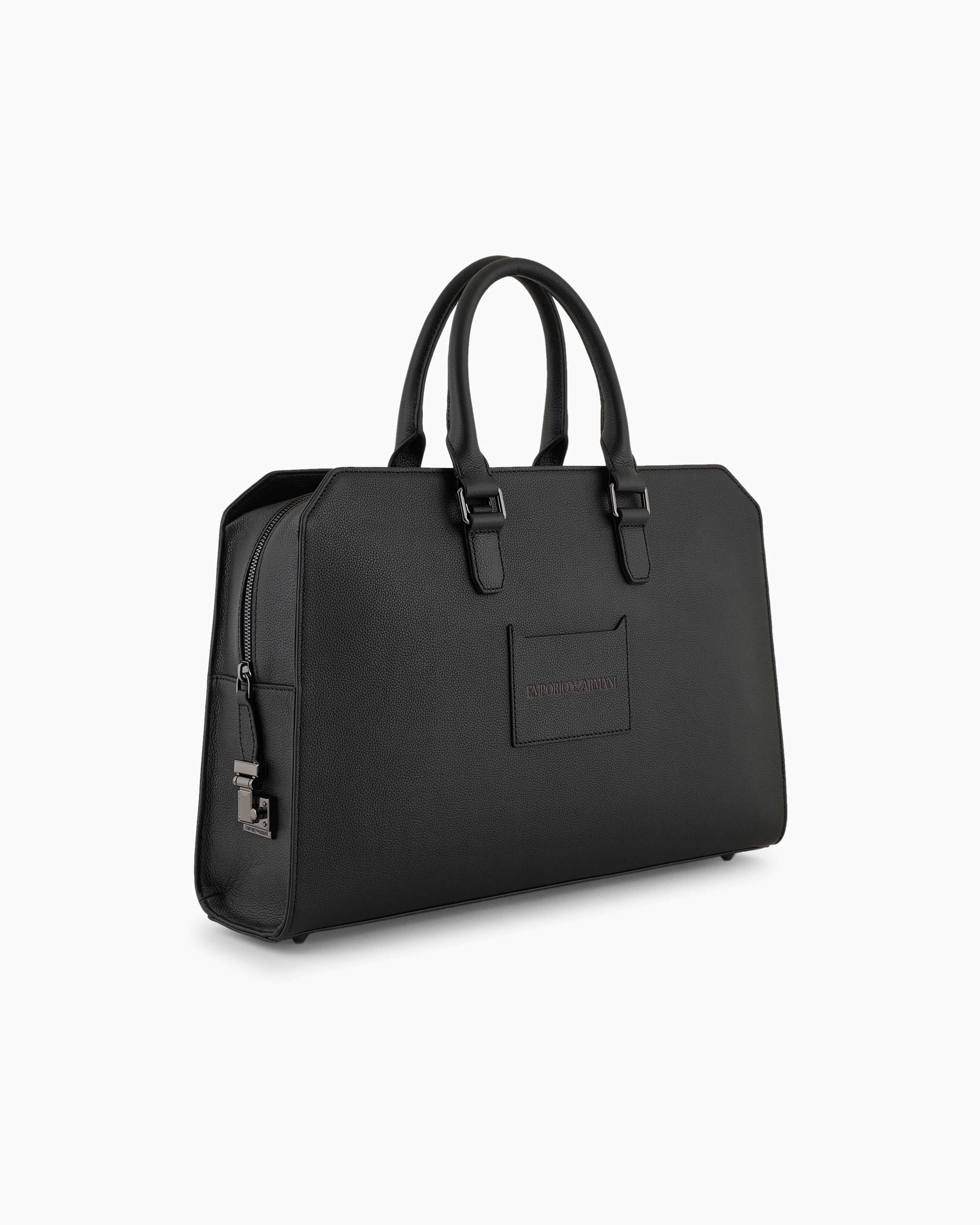 ARMANI EMPORIO 黒 レザー バッグ undefined