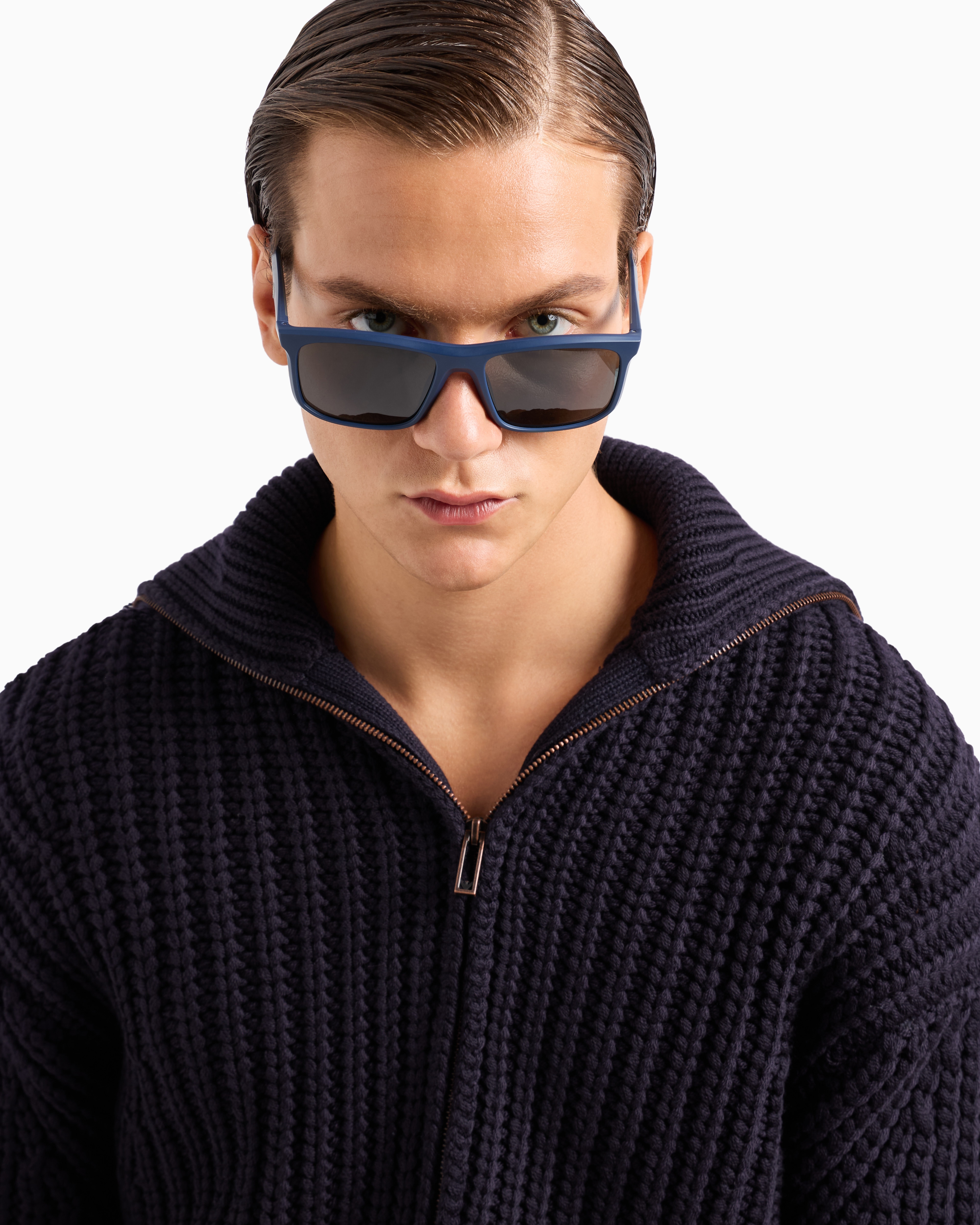 EMPORIO ARMANI エンポリオ アルマーニ サングラス ブラック EMPORIO ARMANI エンポリオアルマーニ サングラス 度なし オーバル