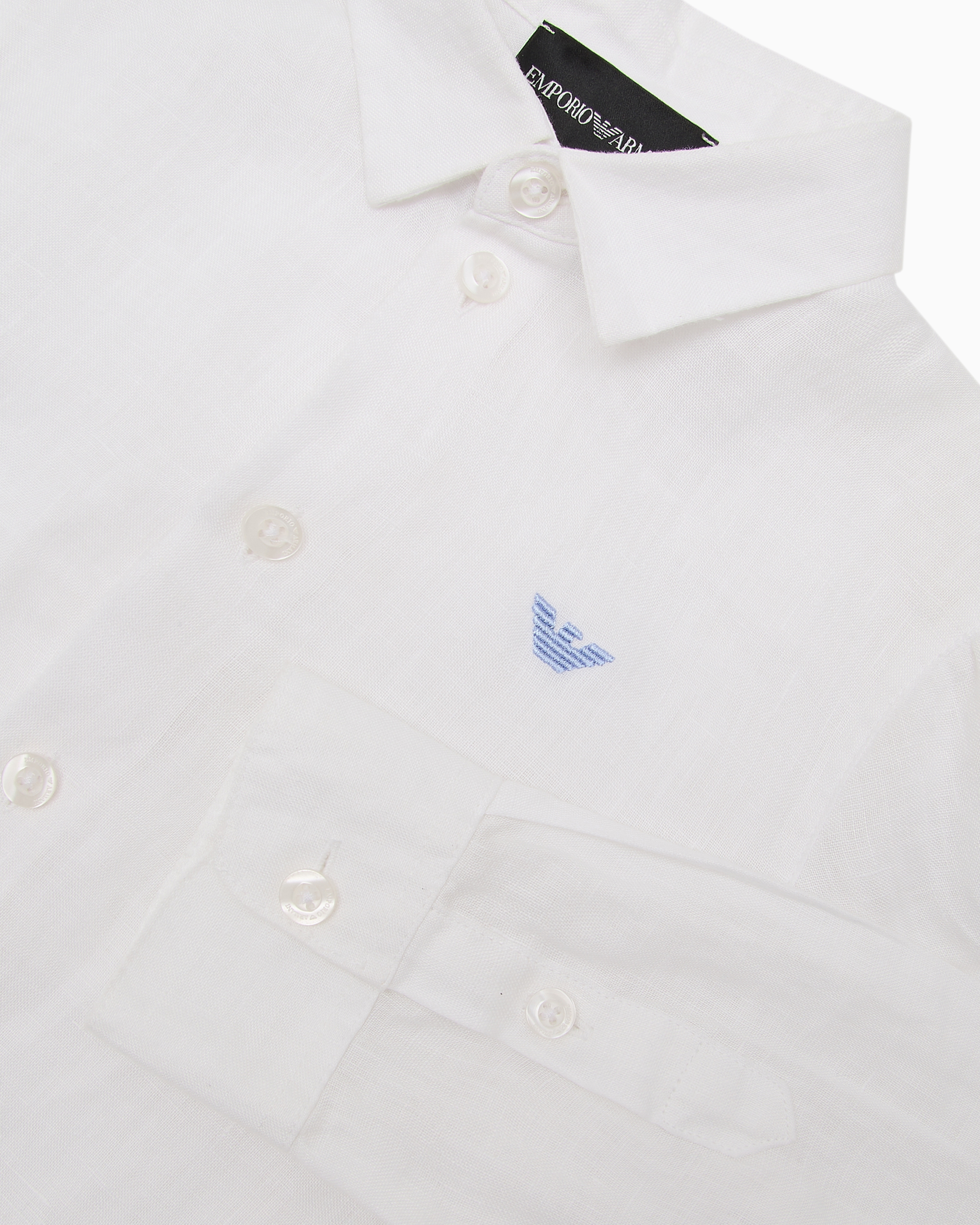 EMPORIO ARMANI 白シャツ 14A 8N4CJ9_3NEEZ_0100_D_FW2025.jpg