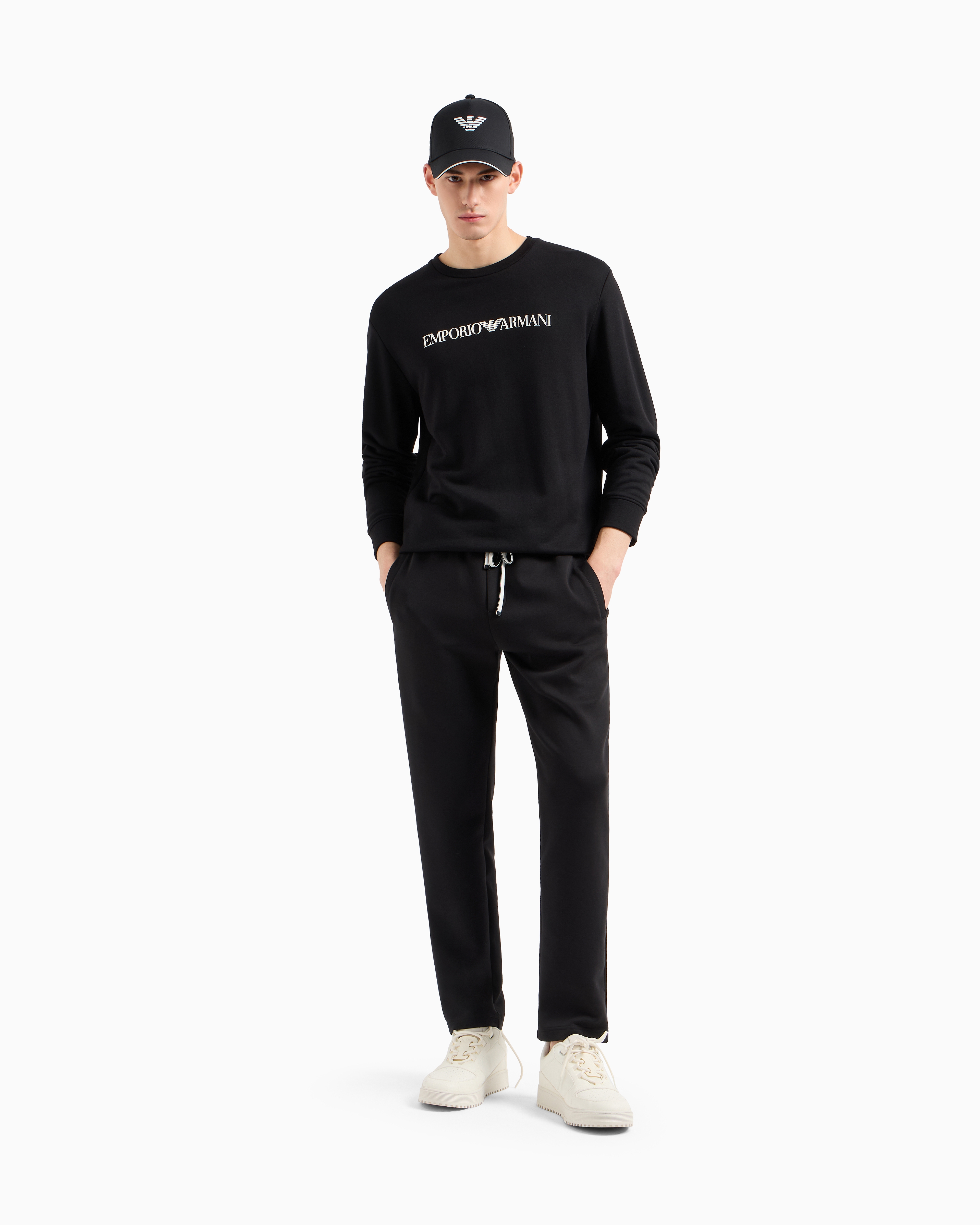 GIORGIO ARMANI ロゴ タートルネック スウェットシャツ undefined