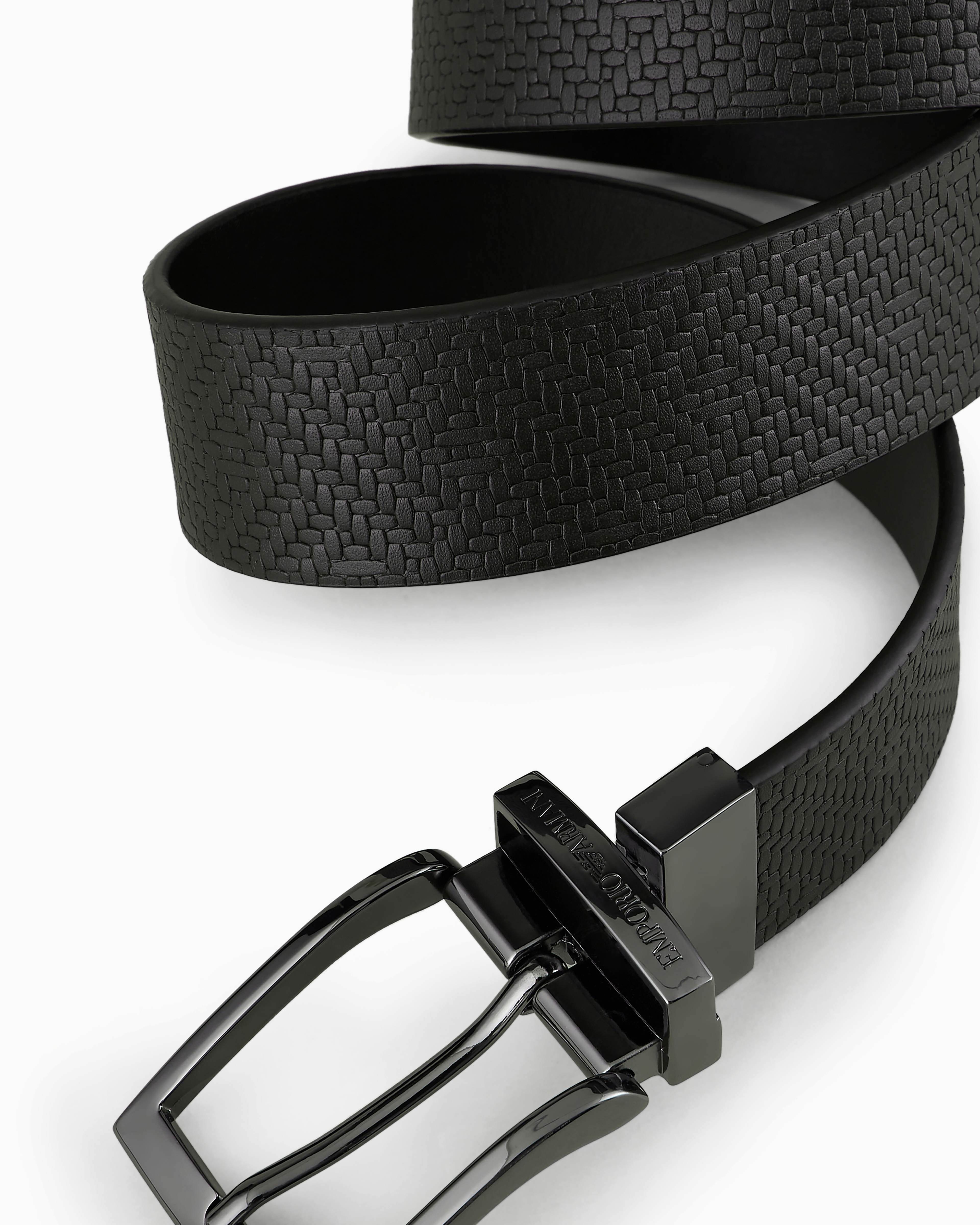 【エンポリオ アルマーニ】カウハイド リバーシブルベルト EMPORIO ARMANI ベルト 「エンポリオ アルマーニ」リバーシブル
