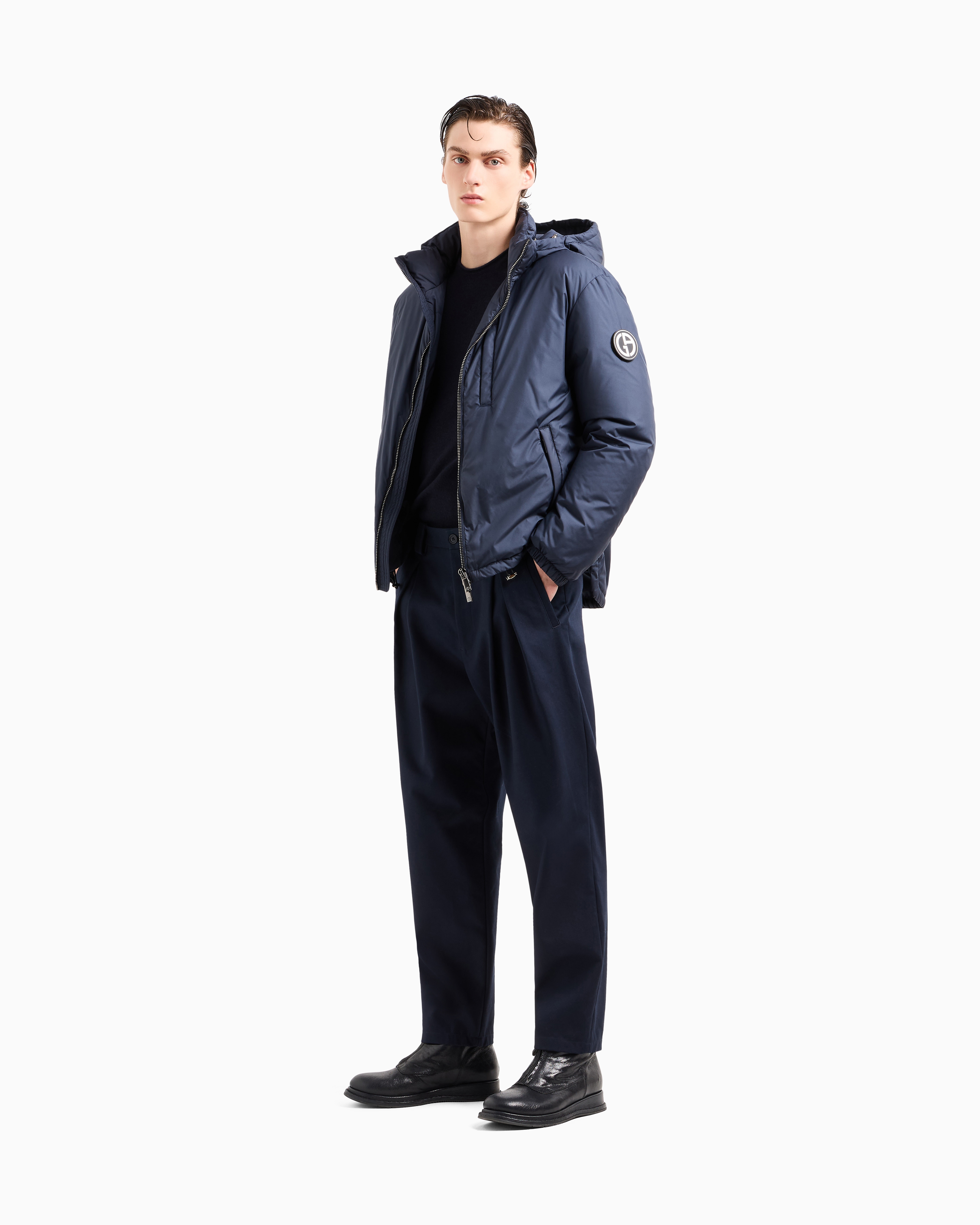 ARMANI JEANS 保温性 ナイロン フード付き グースダウン ジャケット 楽天市場】アルマーニジーンズ ARMANI JEANS メンズ アウター