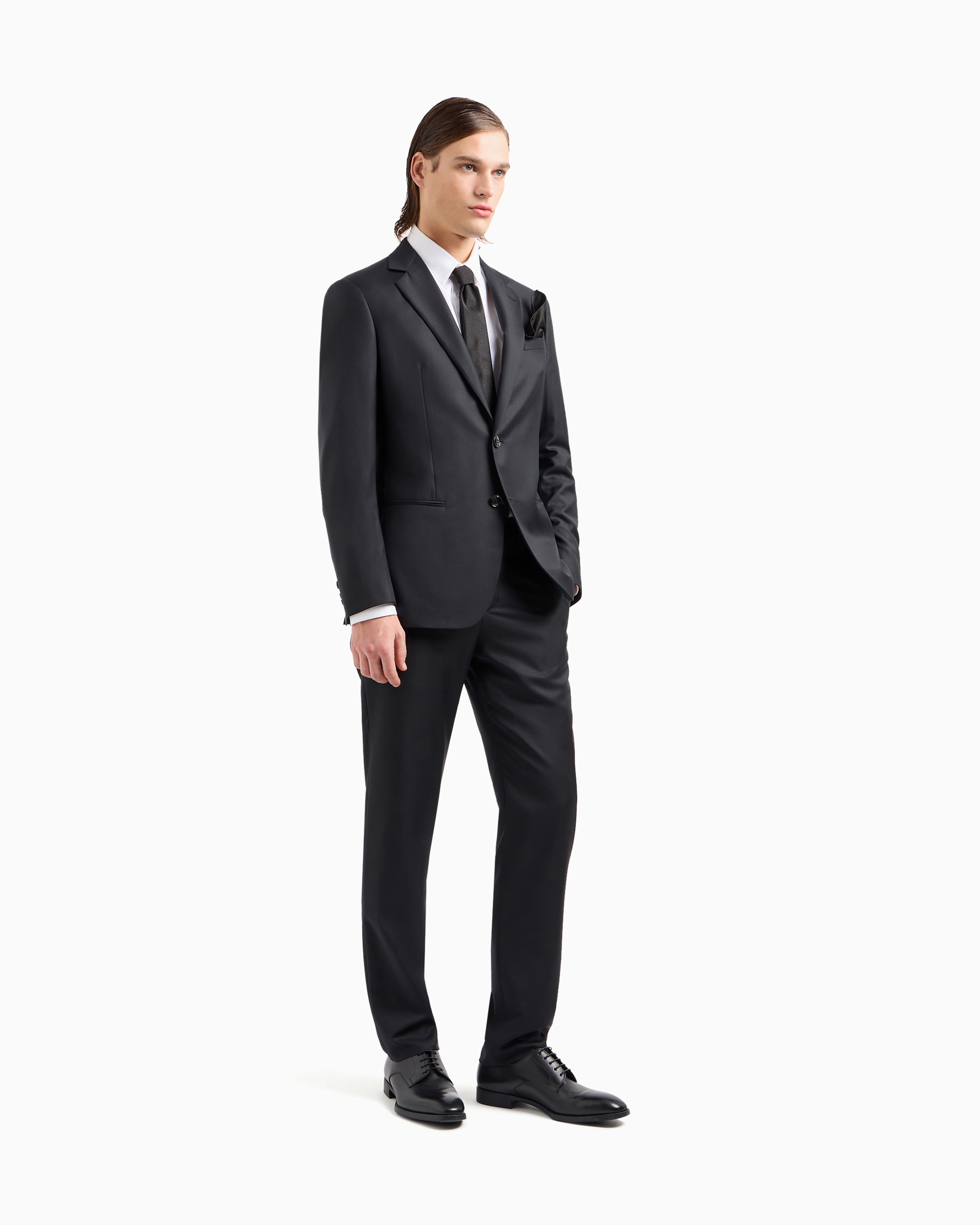 スーツ Archive EMPORIO ARMANI set up suits Emporio Armani Made in Italy wool suit Setup 48／46 Gray