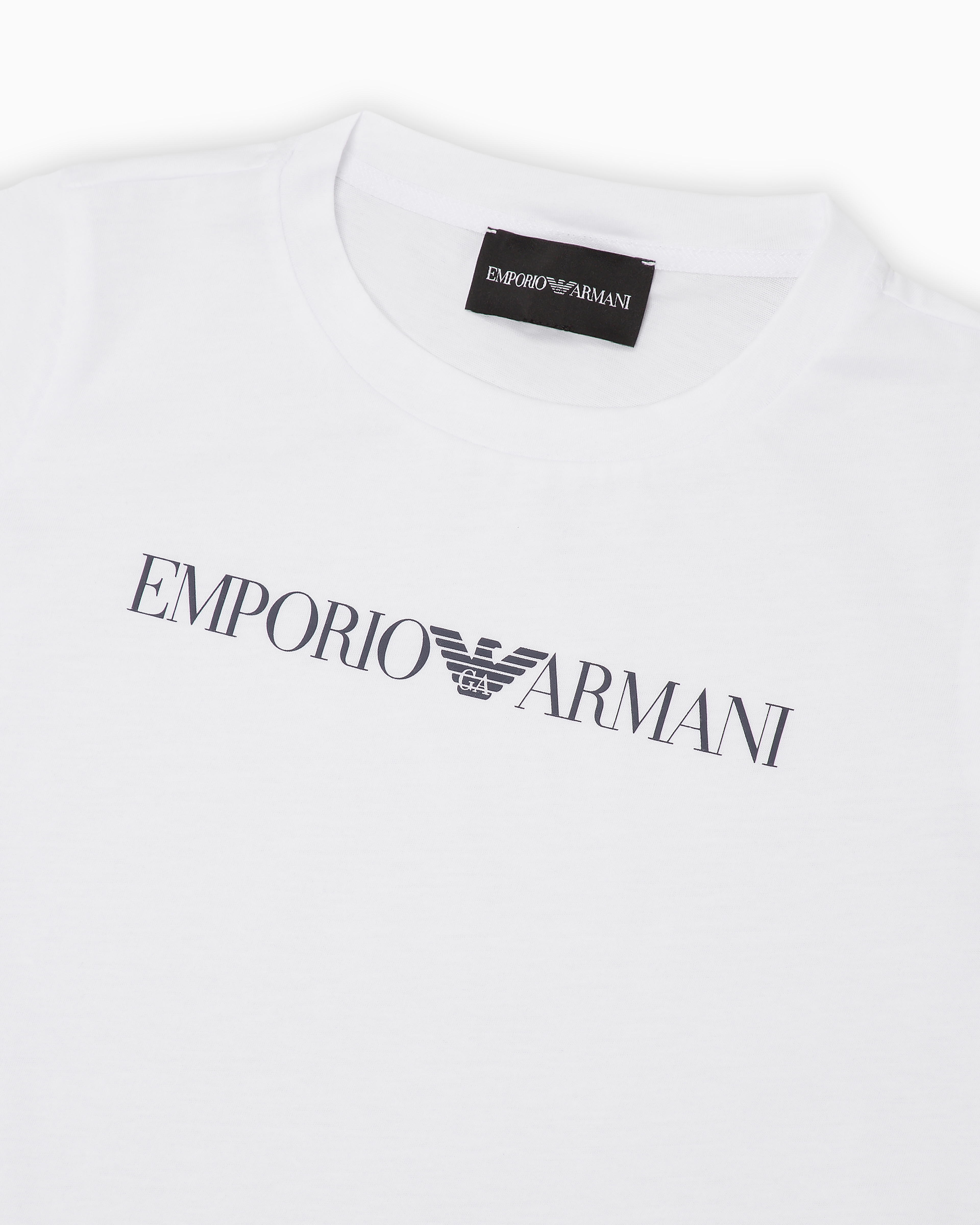 EMPORIOARMANI VIP価格 送料無料 ビアンコホワイト ロゴ Tシャツ EMPORIOARMANI VIP価格 送料無料 ビアンコホワイト ロゴ Tシャツ