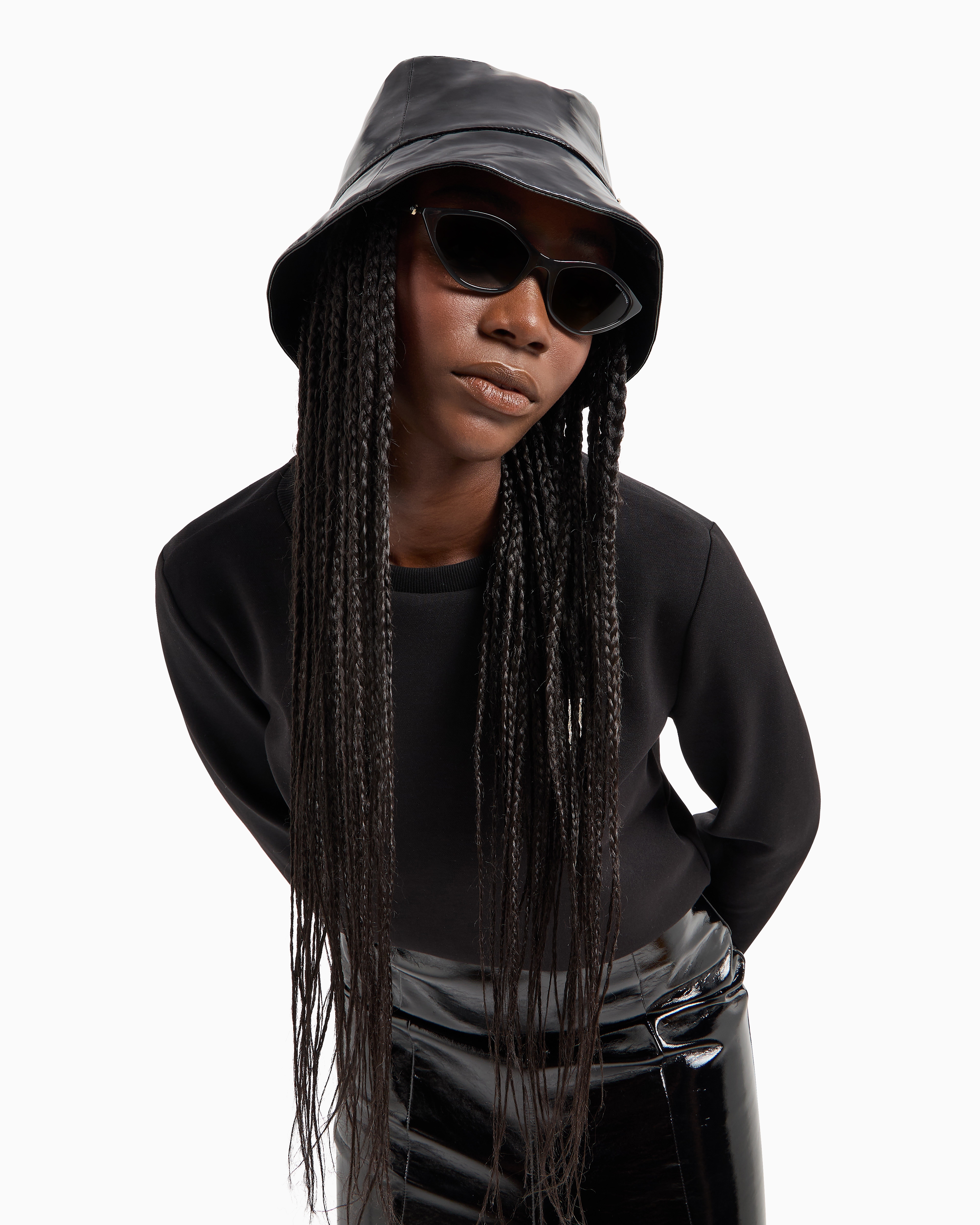 Armani Exchange - Sunglasses, Woman, Black, Size: 55L