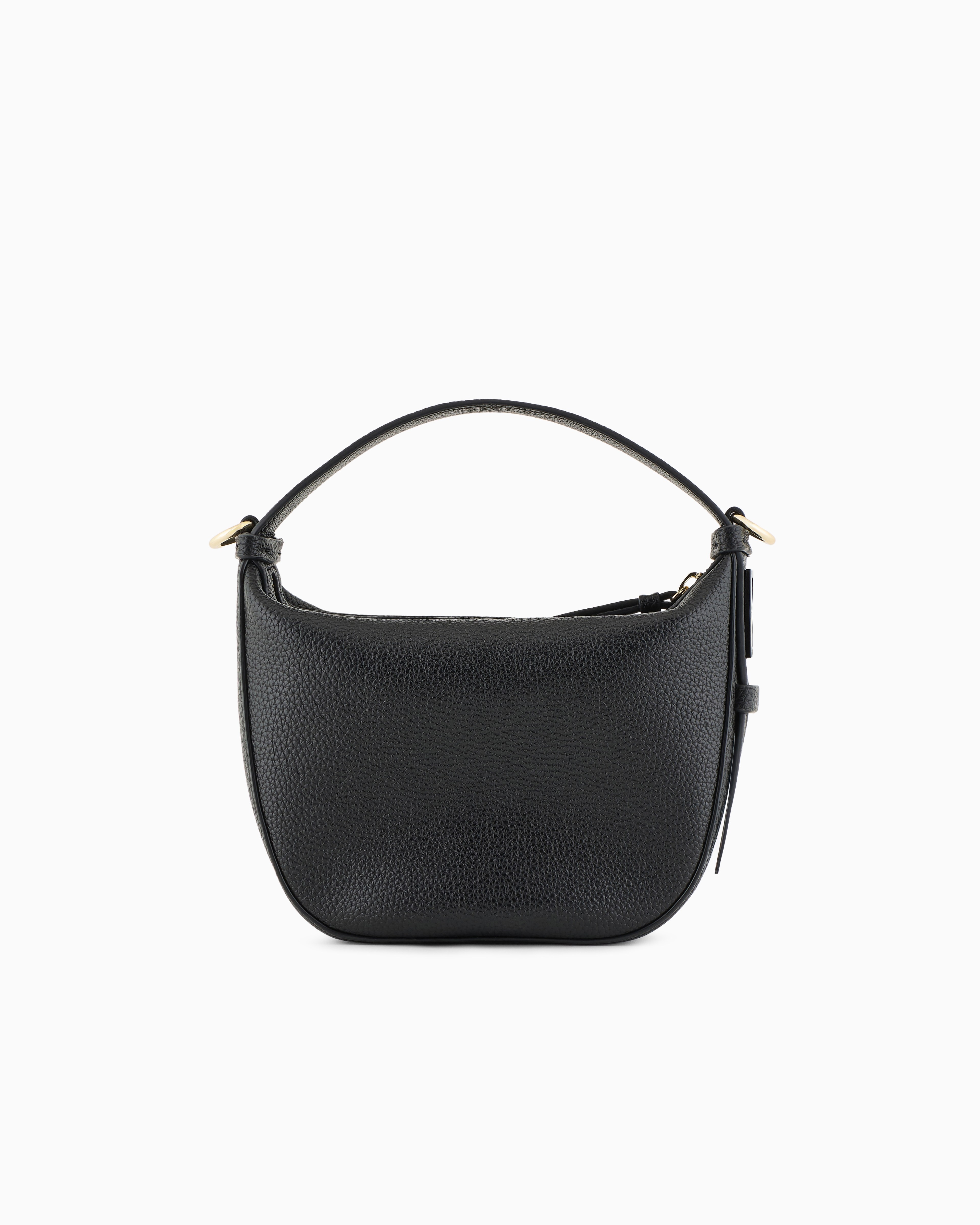 Armani Exchange - ASV Logo Handbag, Woman, Black, Size: TU