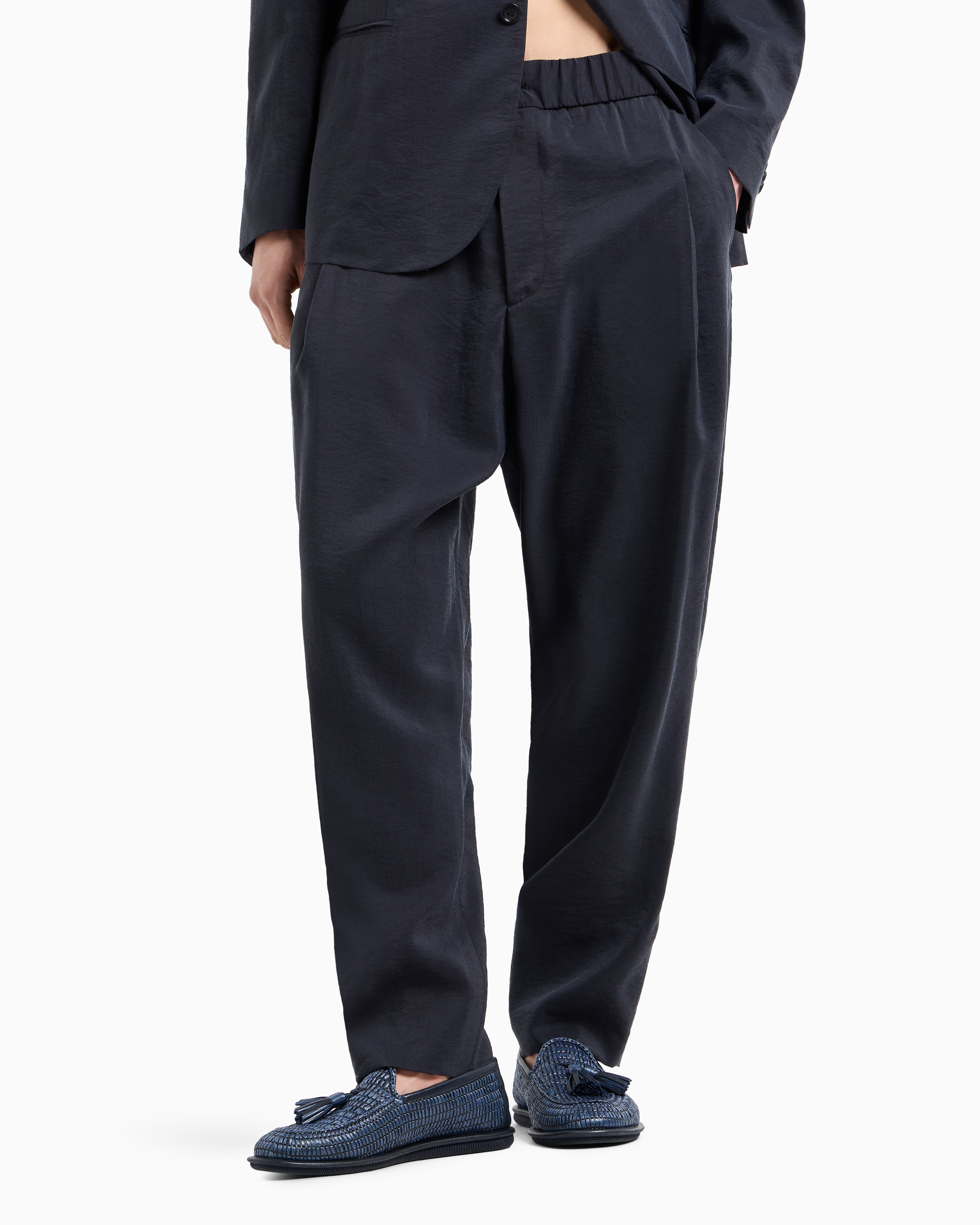 Giorgio Armani テロテロ レーヨンスパンデックスパンツ GM000933_TE10081_U8134_E_FW202