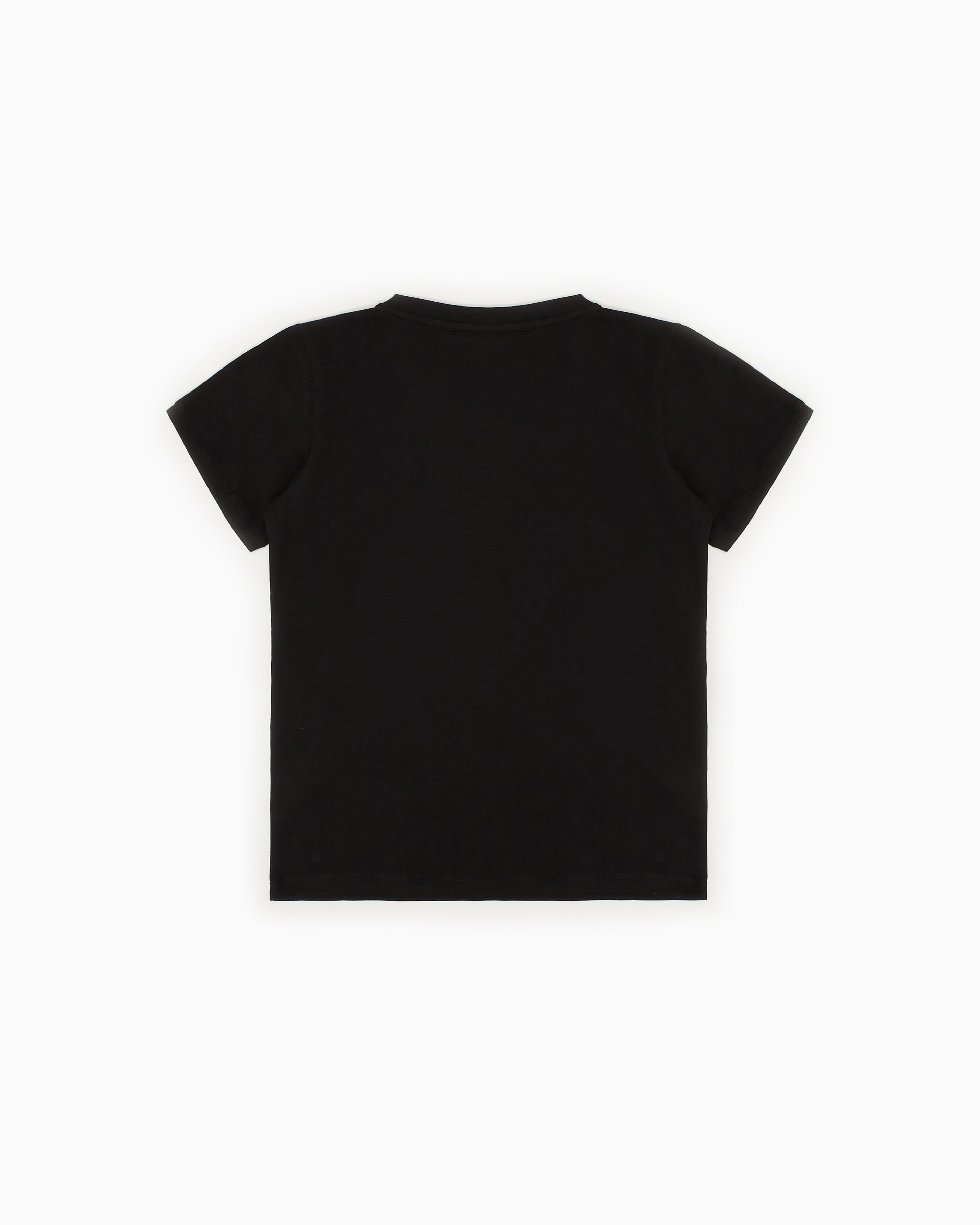 GIORGIO ARMANI ロゴ刺繍 ピュアコットン 半袖 Tシャツ T-Shirts | Giorgio Armani