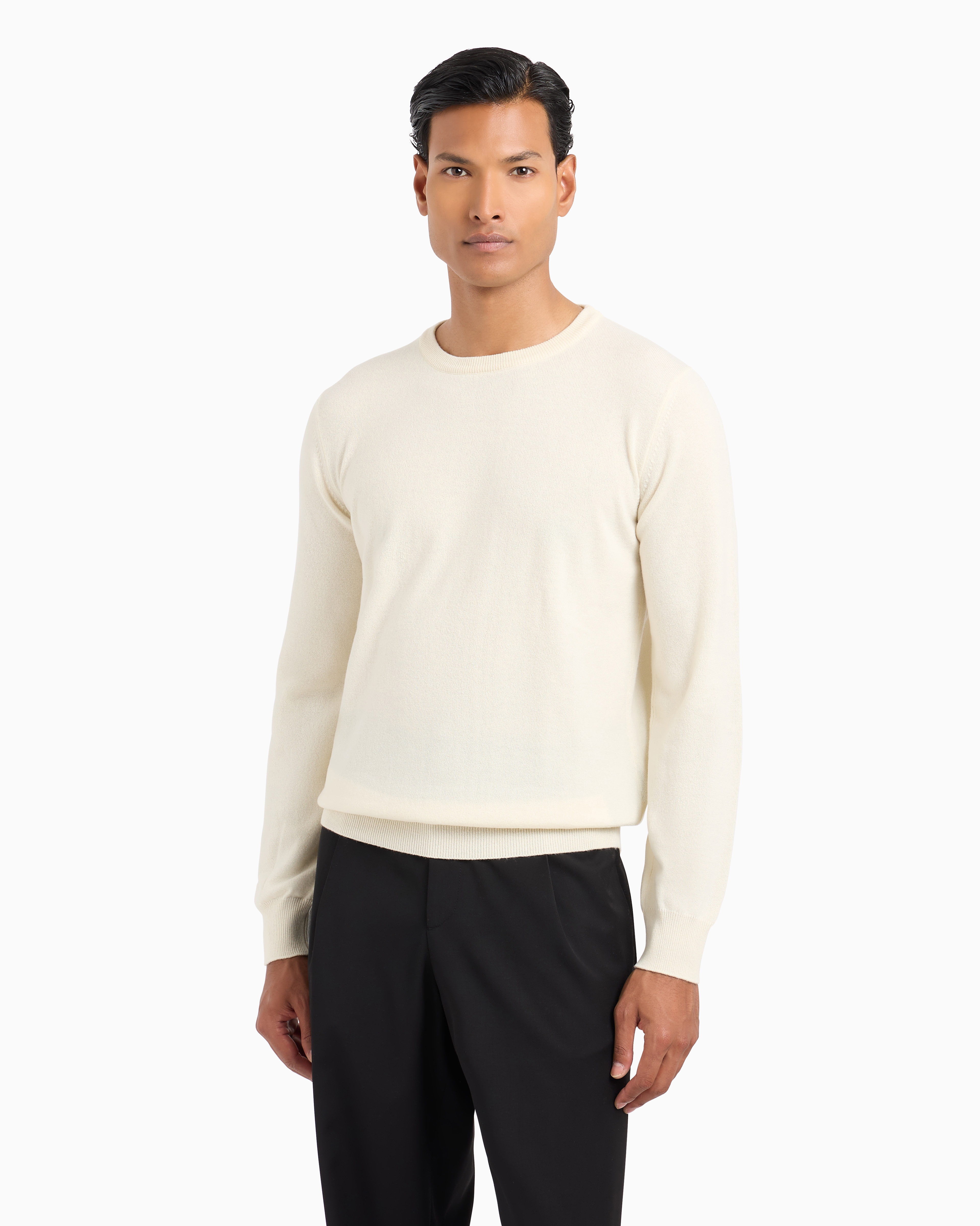 クルーネックセーター カシミア | Giorgio Armani