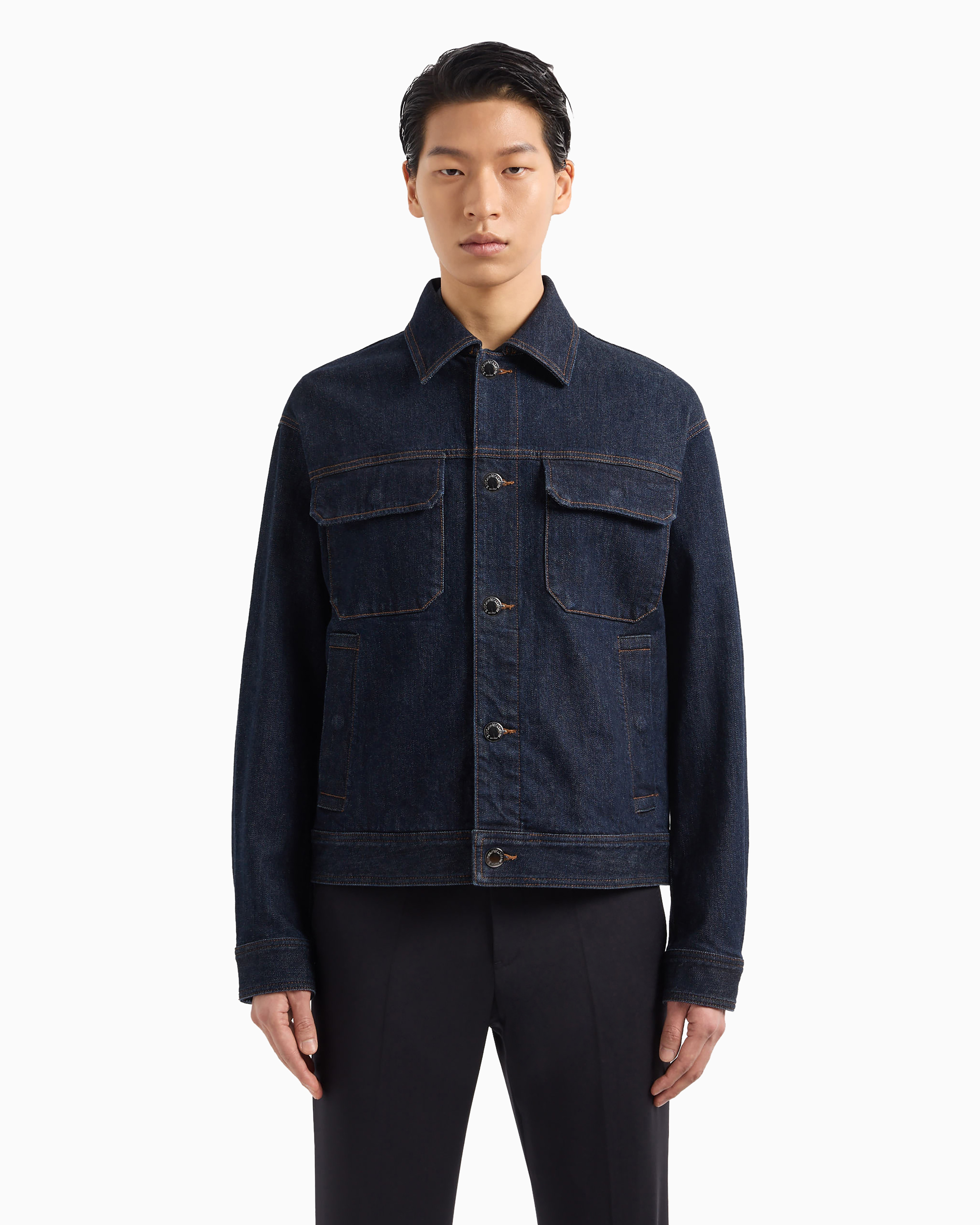 ARMANI JEANS ジャケット 中綿×コーデュロイ バイカラー アルマーニ ARMANI JEANS ジャケット 中綿×コーデュロイ バイカラー