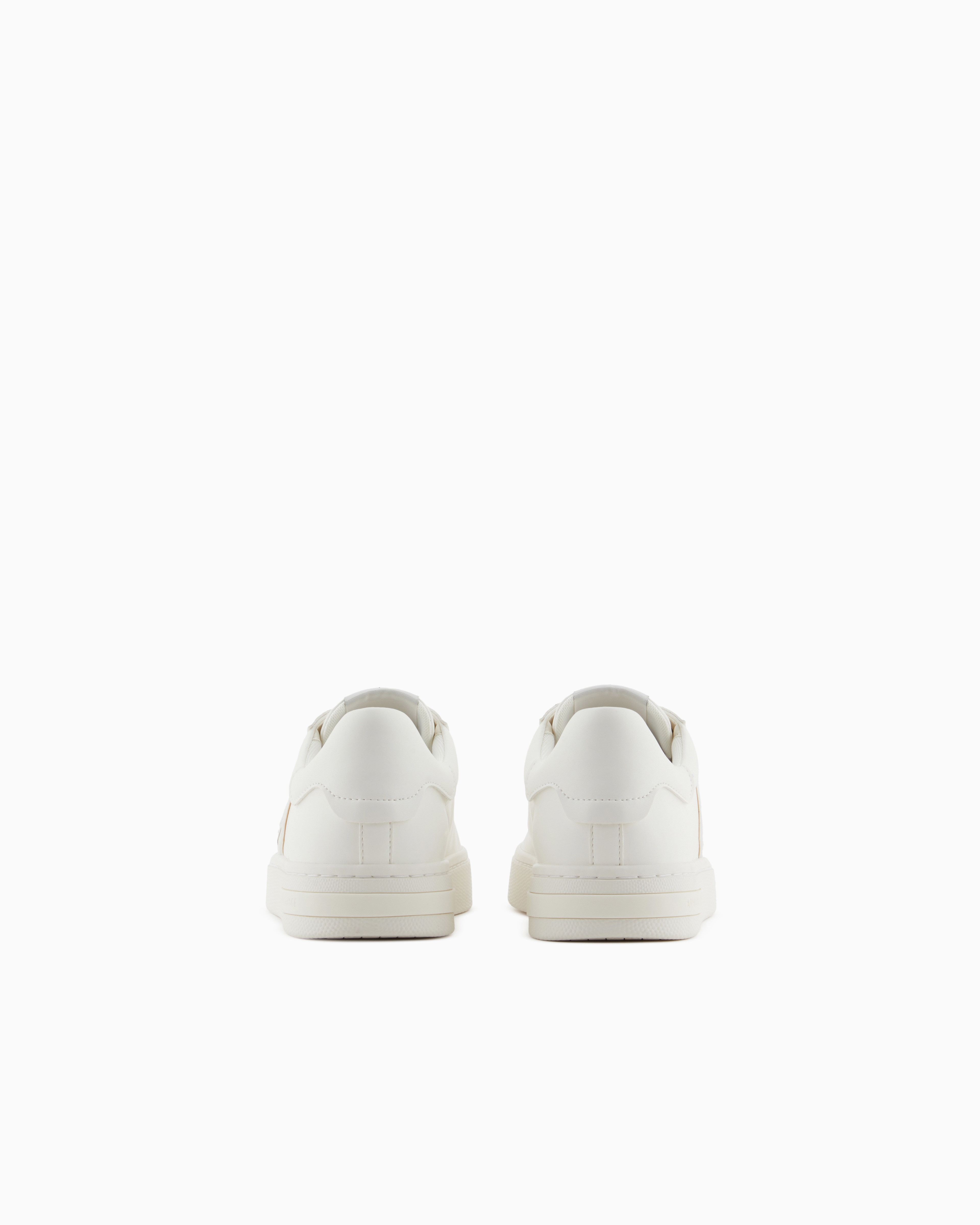 Armani Exchange - Sneakers with logo patch, Man, White, Size:
