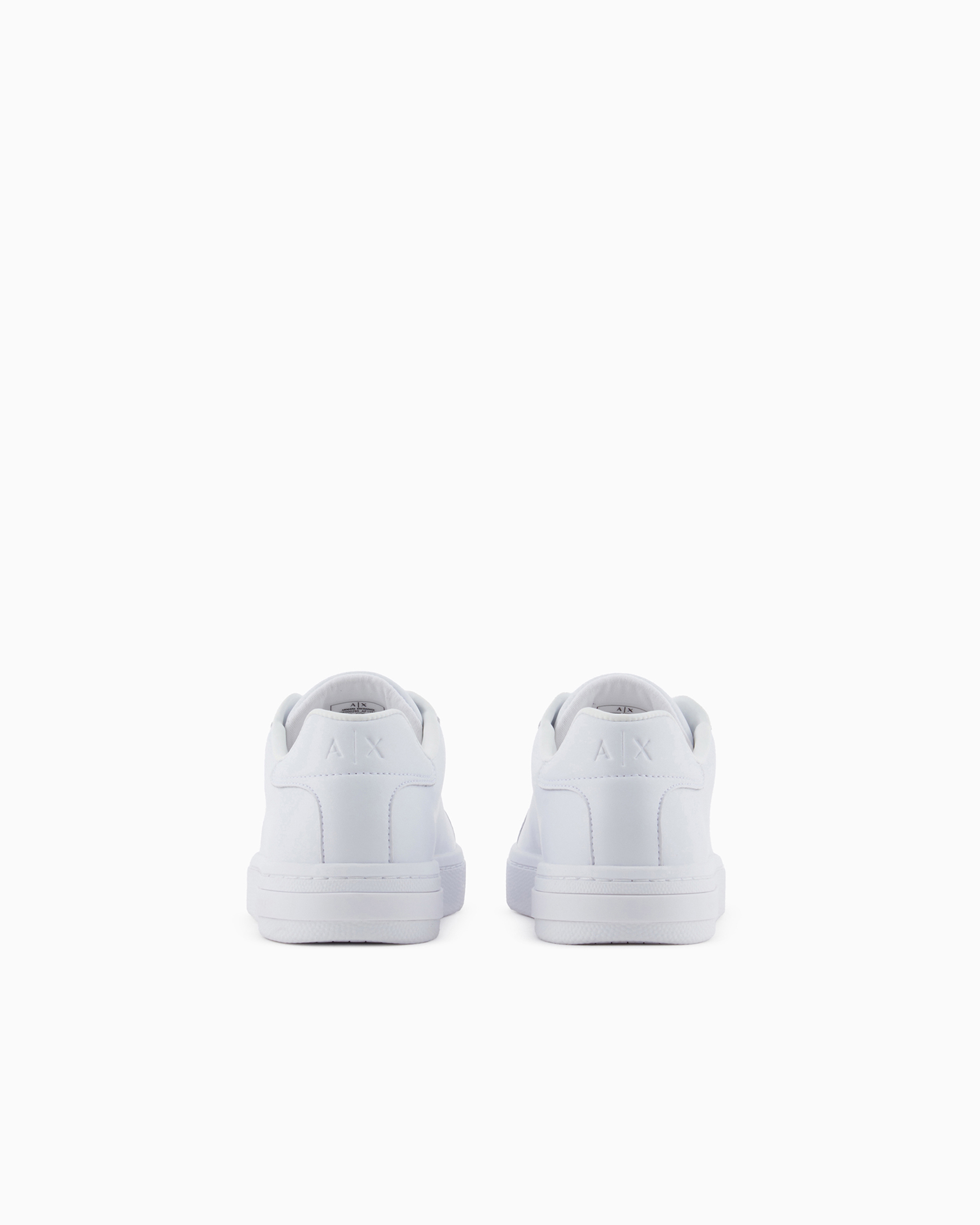 Armani Exchange - Sneakers with laces and logo, Woman, White, Size: