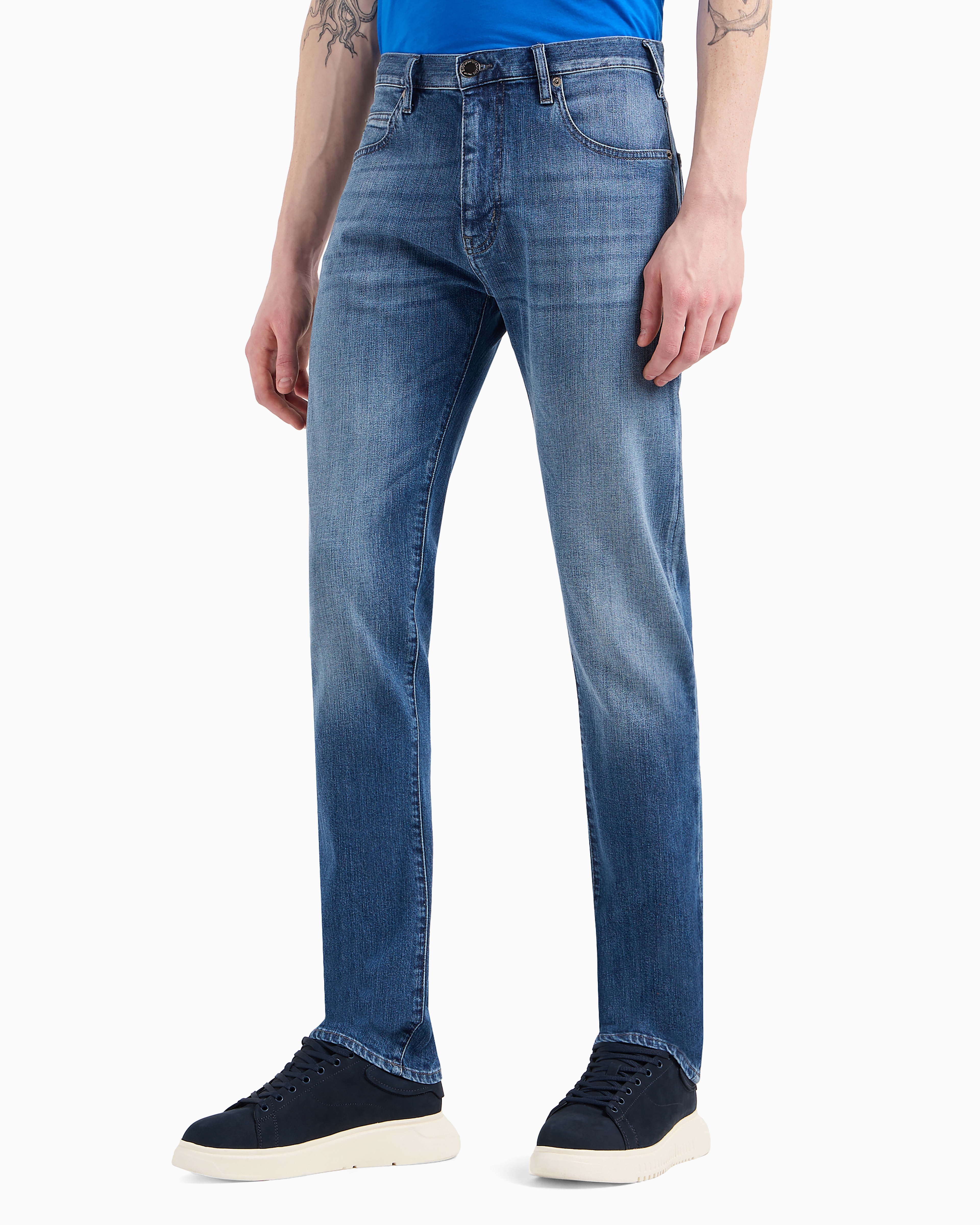 ARMANI jeans限定魚眼レンズ ☆国内即発☆ARMANI JEANS J45 スリムフィットジーンズ (ARMANI