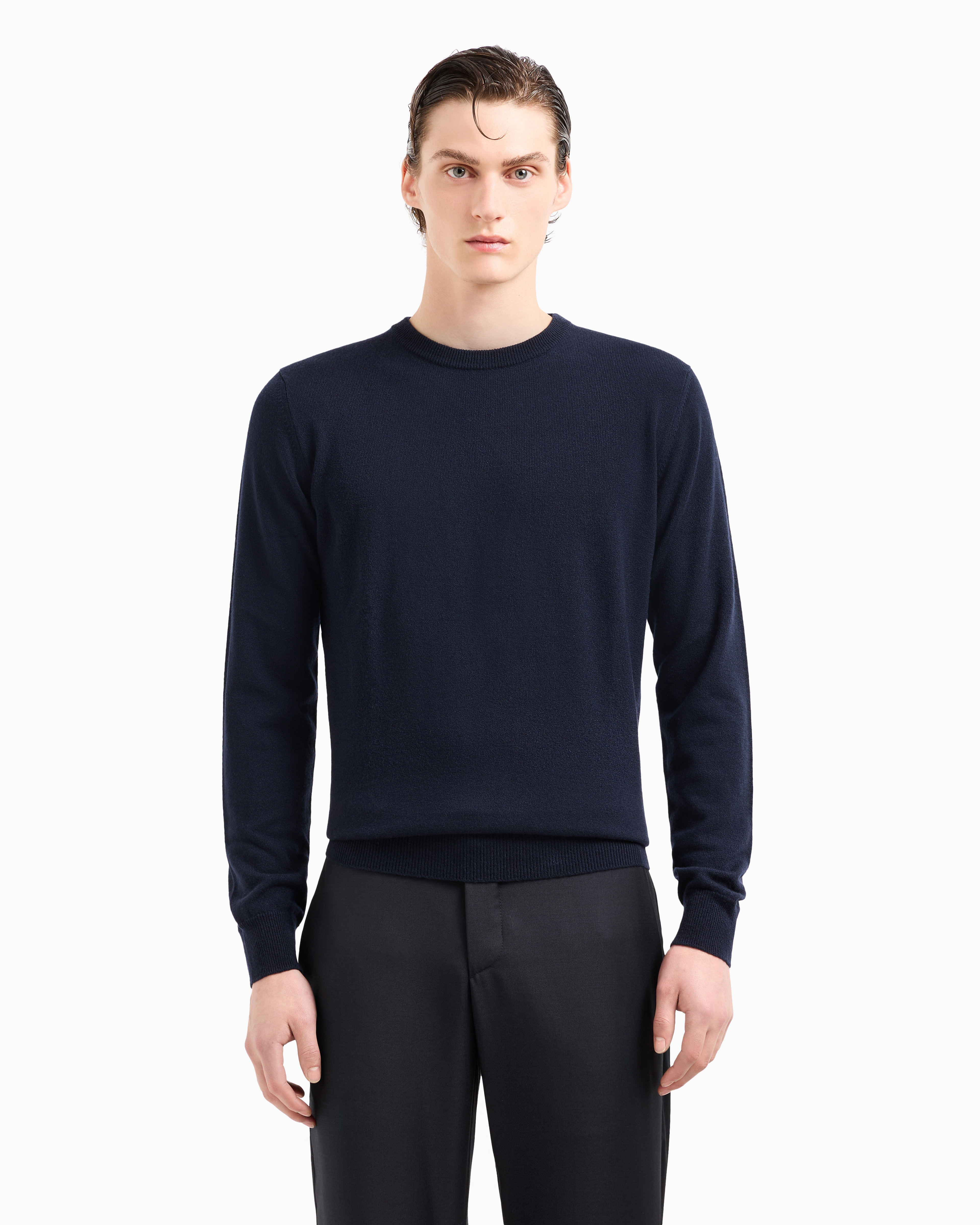 クルーネックセーター カシミア | Giorgio Armani