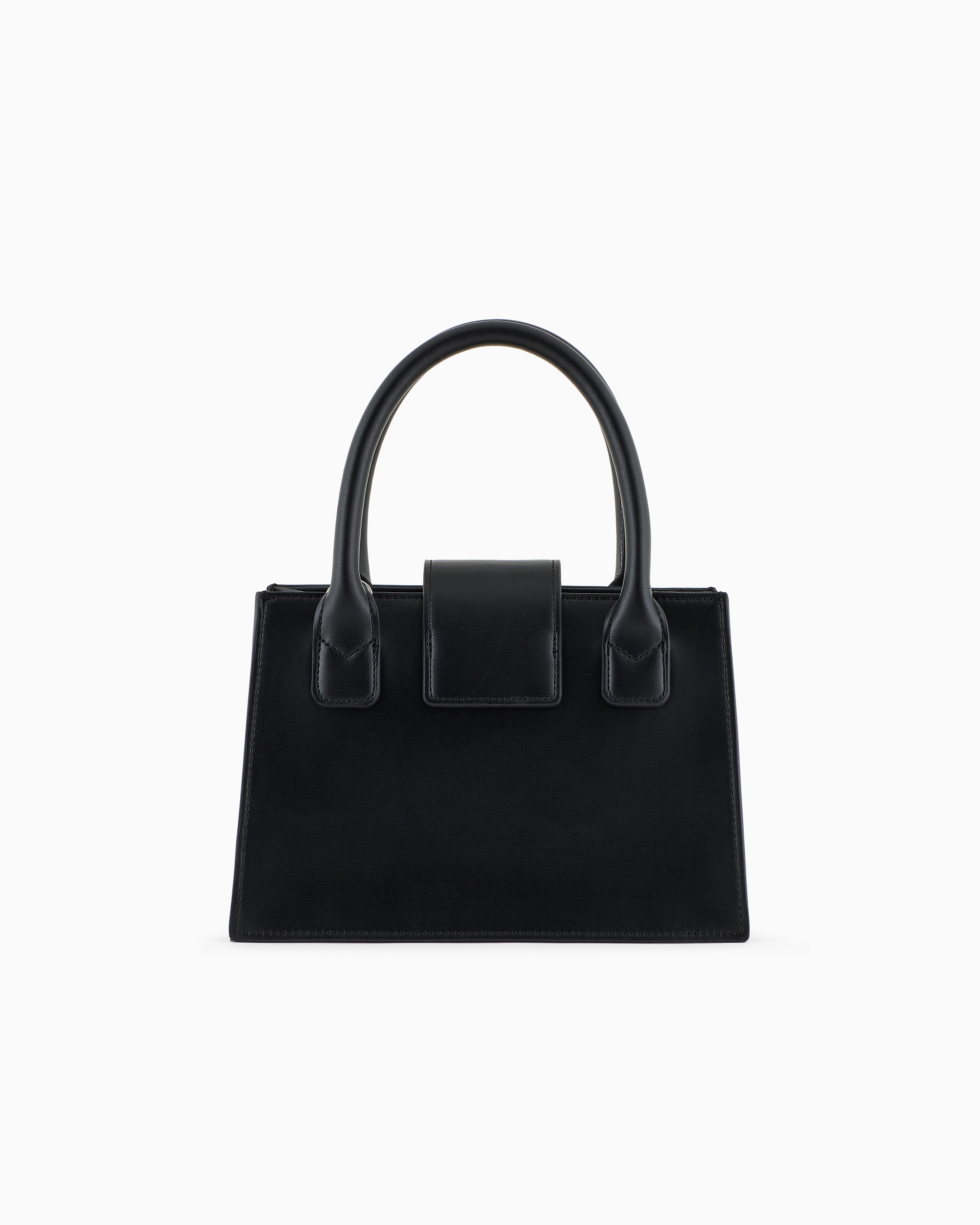 Armani Exchange - ASV Small Trapeze Handbag, Woman, Black, Size: TU