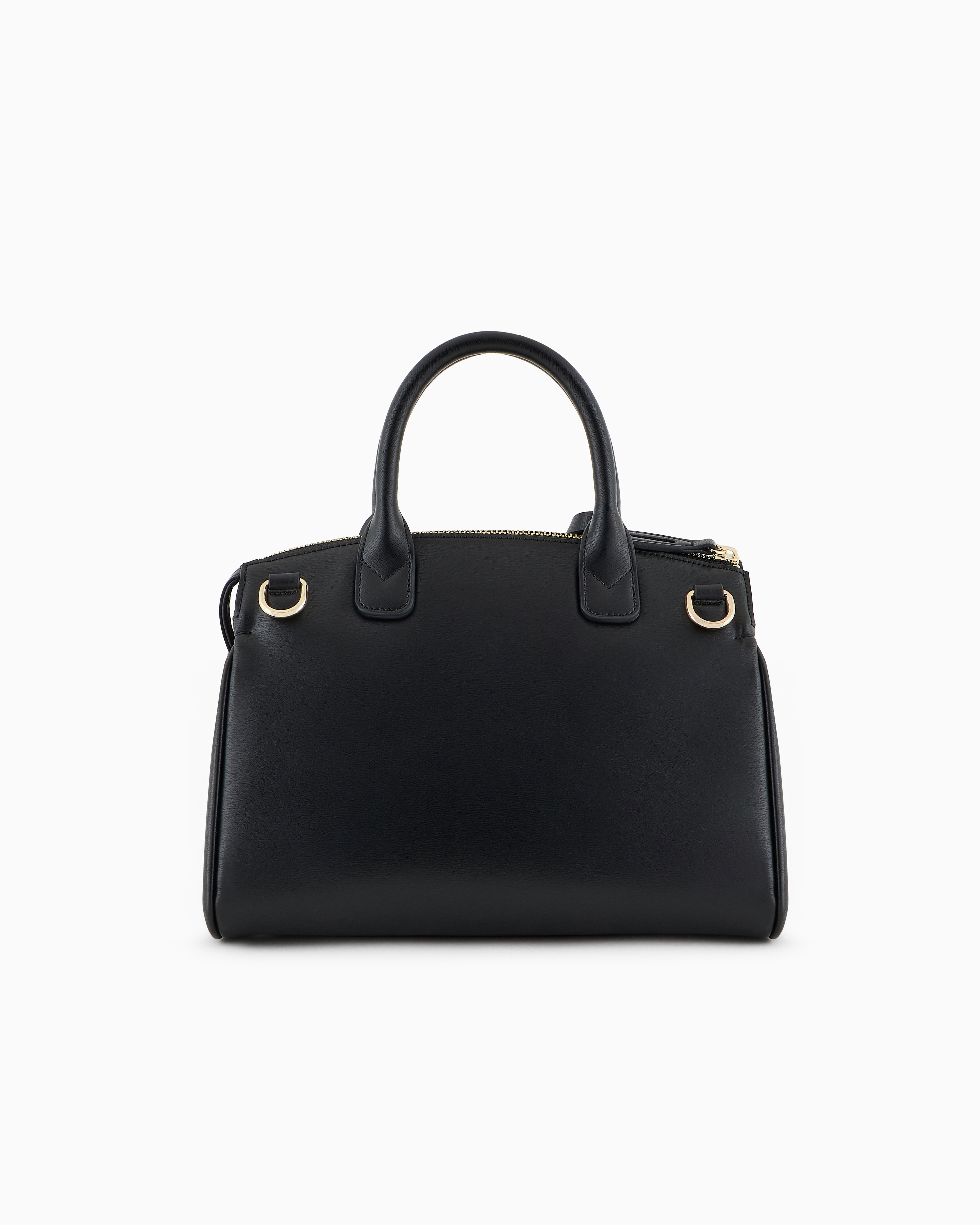Armani Exchange - ASV Handbag Trunk, Woman, Black, Size: TU