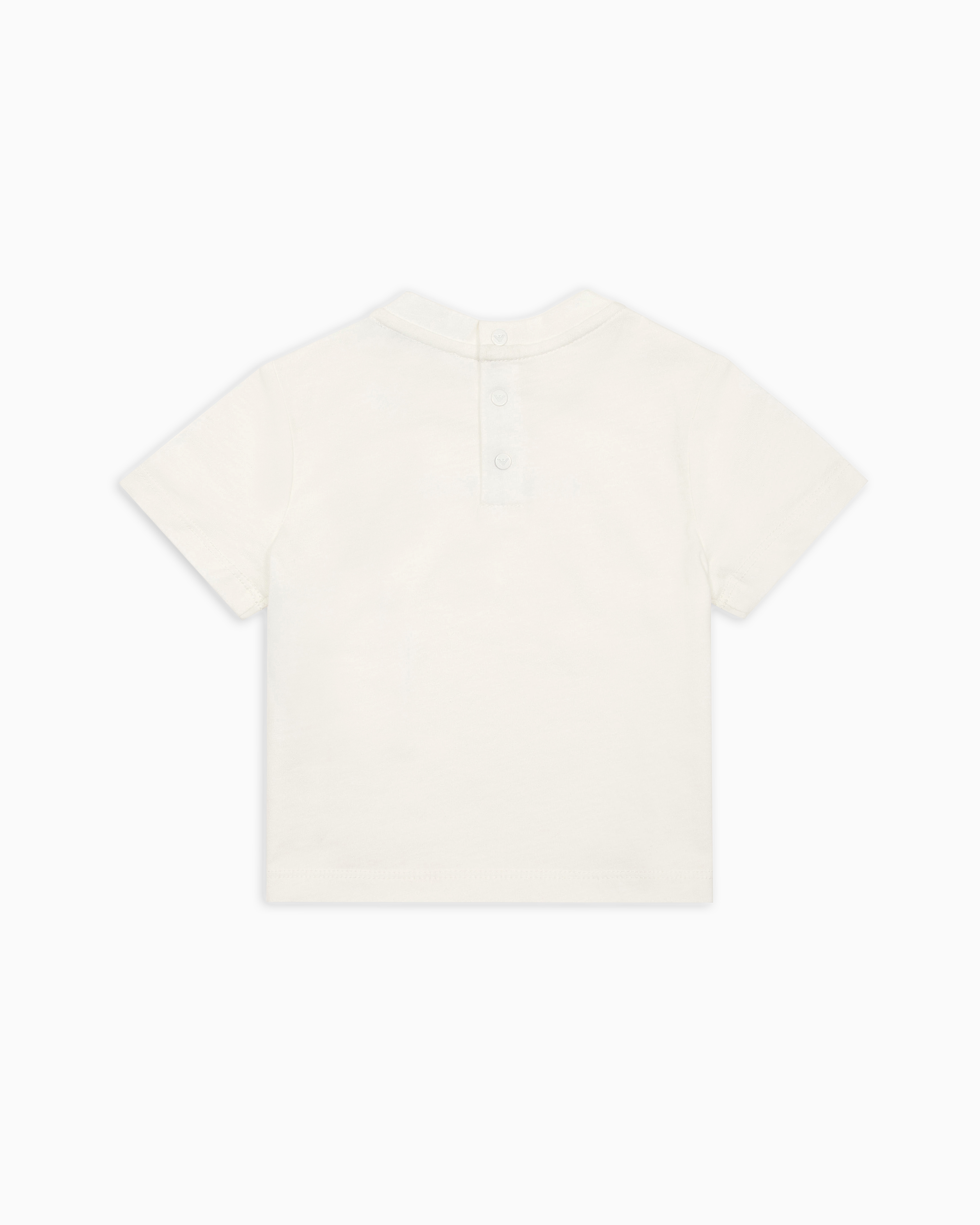 Emporio Armani - Jersey T-shirt with logo, Boy, White, Size: