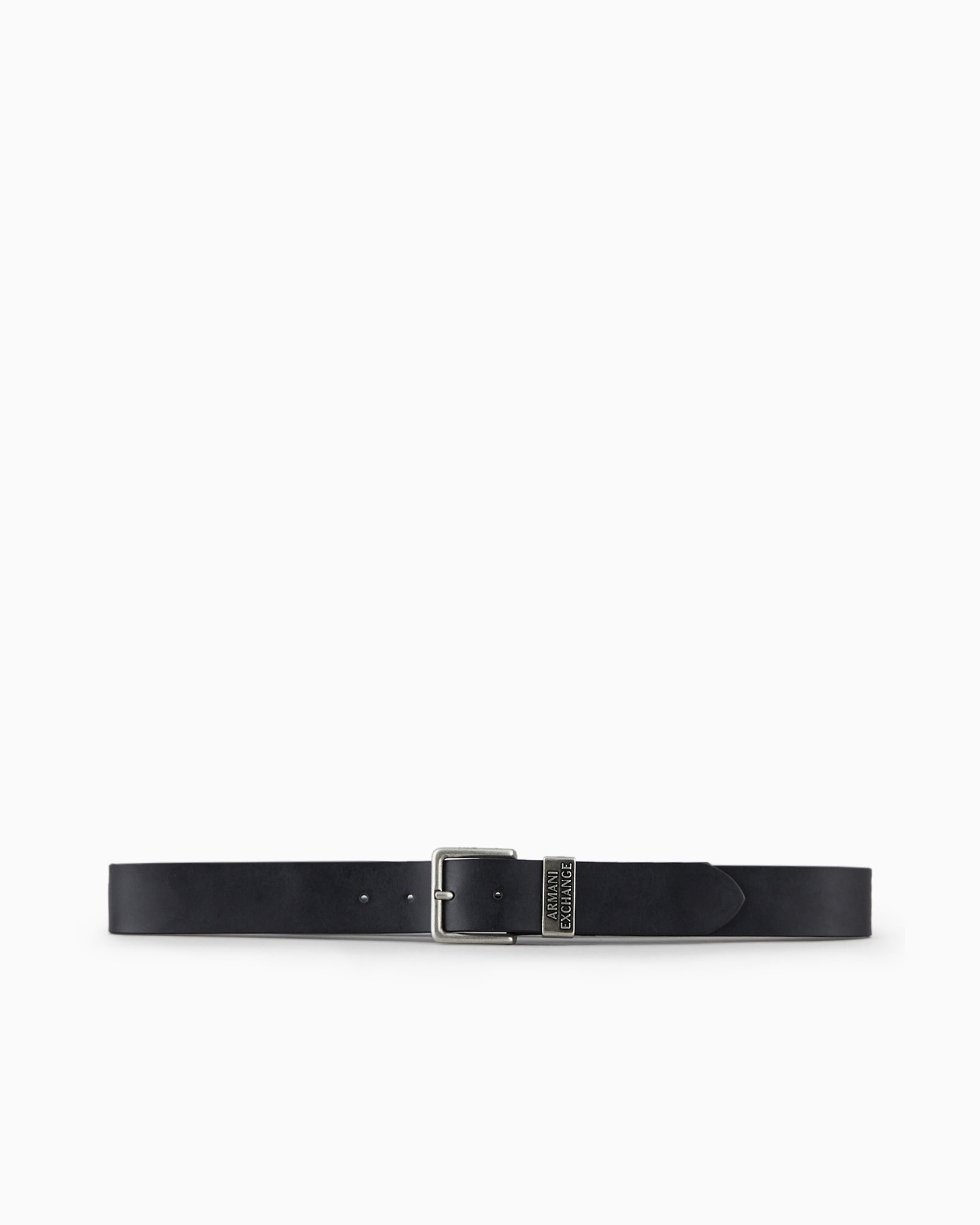 Armani Exchange - Faux leather belt, Man, Black, Size: