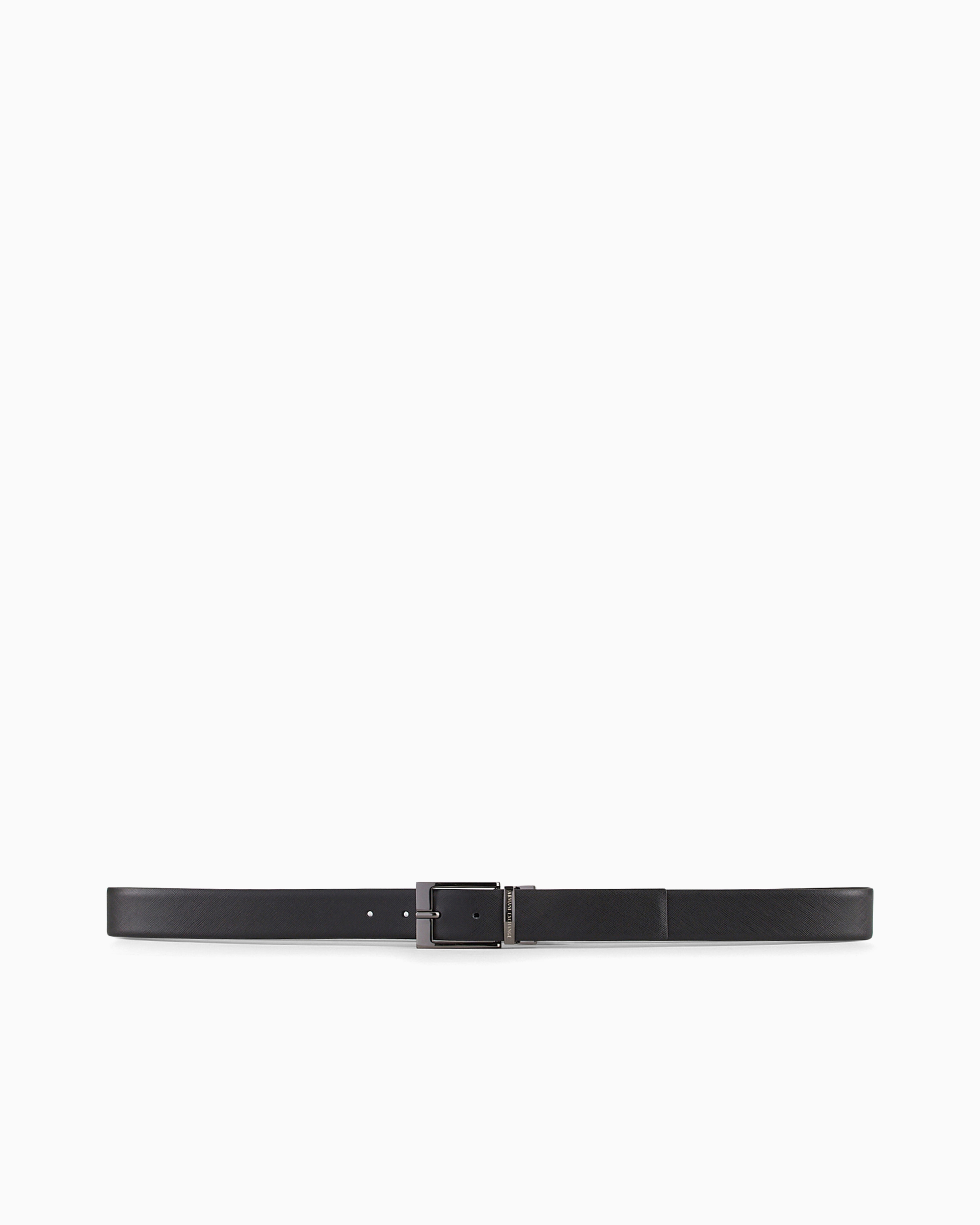 Armani Exchange - Genuine leather belt, Man, Black, Size: TU