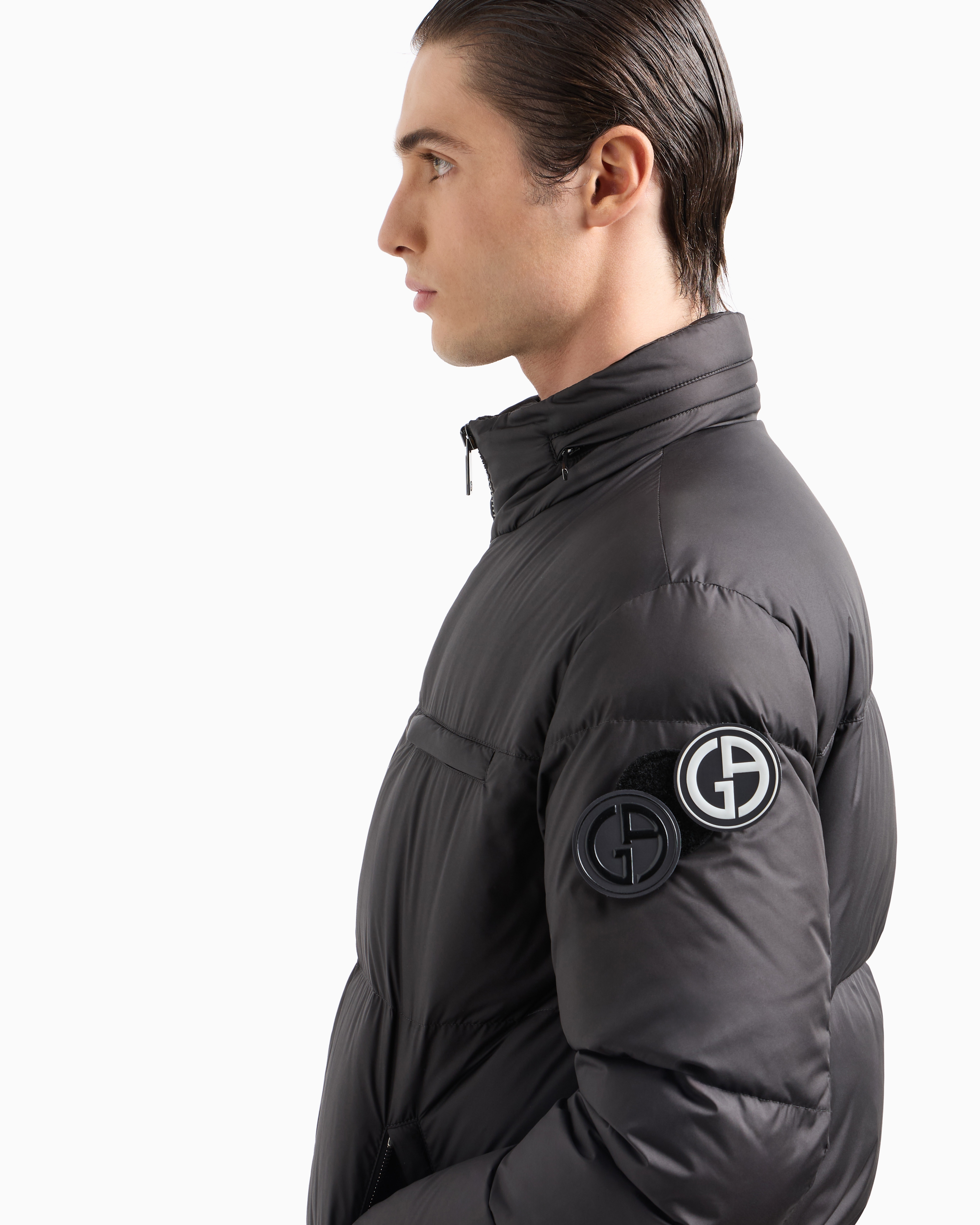 Bomber jacket with goose-down padding ASV | Giorgio Armani