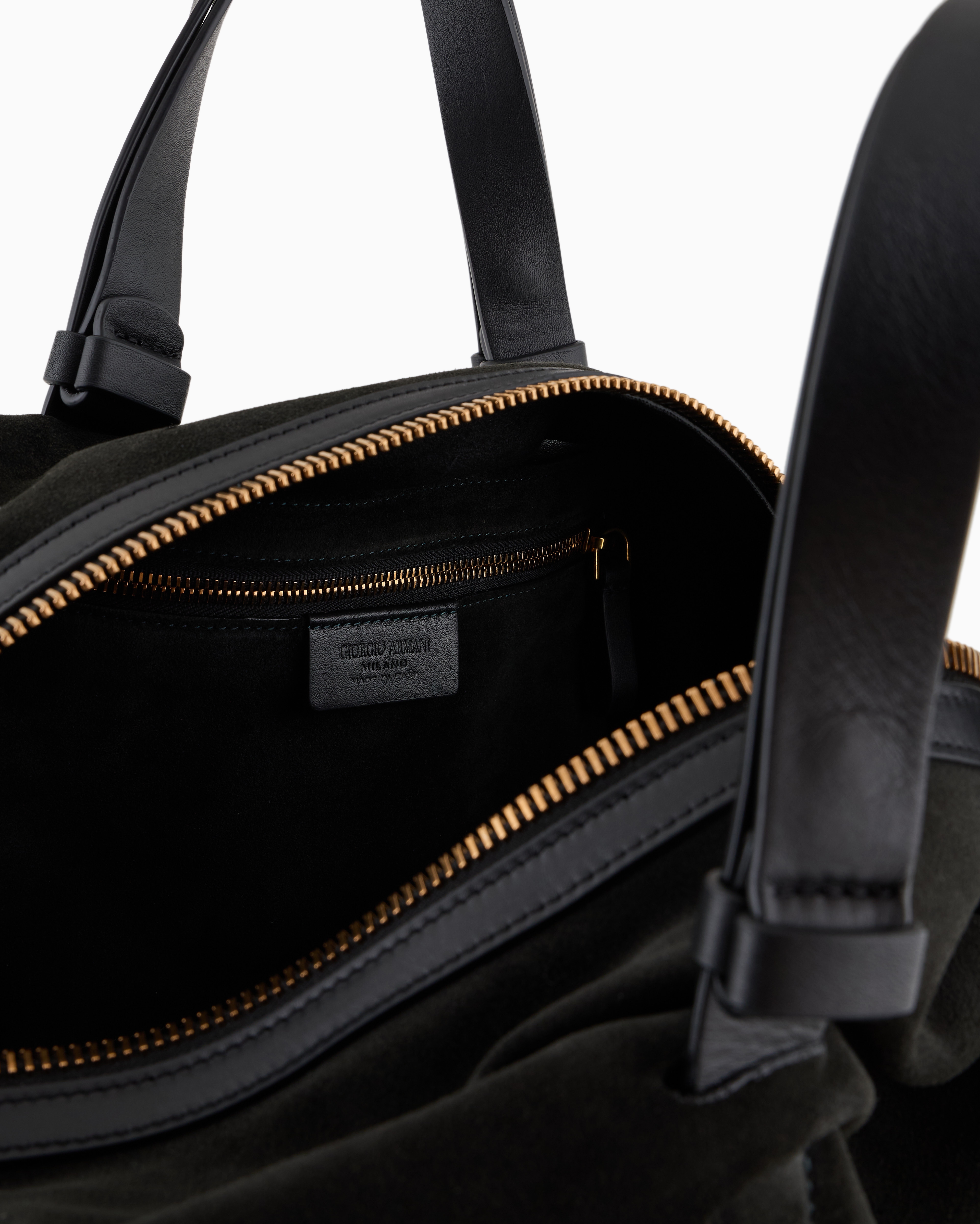 GIORGIO ARMANI のスエードバッグ ハンドバッグ スエード ミディアム | Giorgio Armani