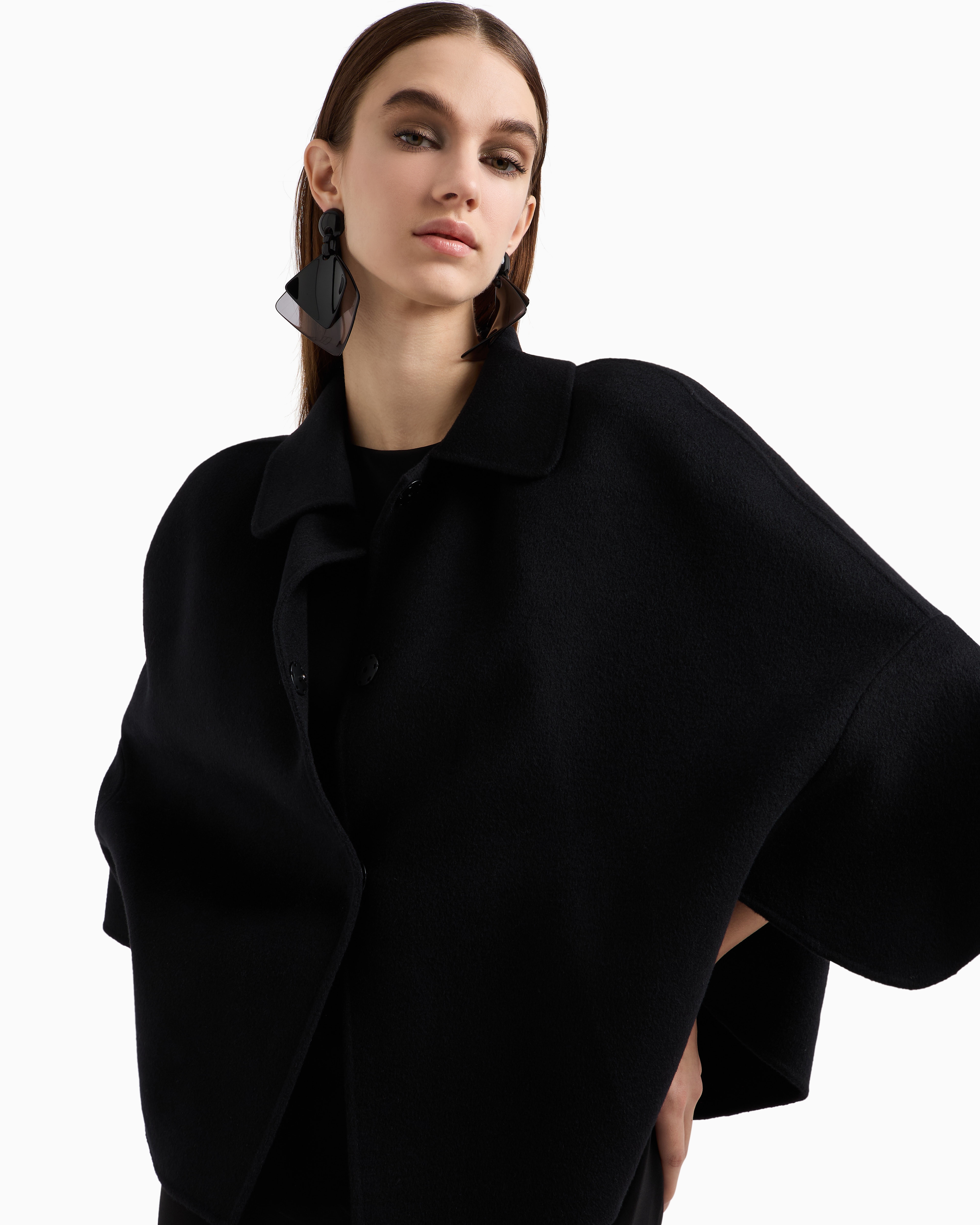 Virgin wool cape | Emporio Armani