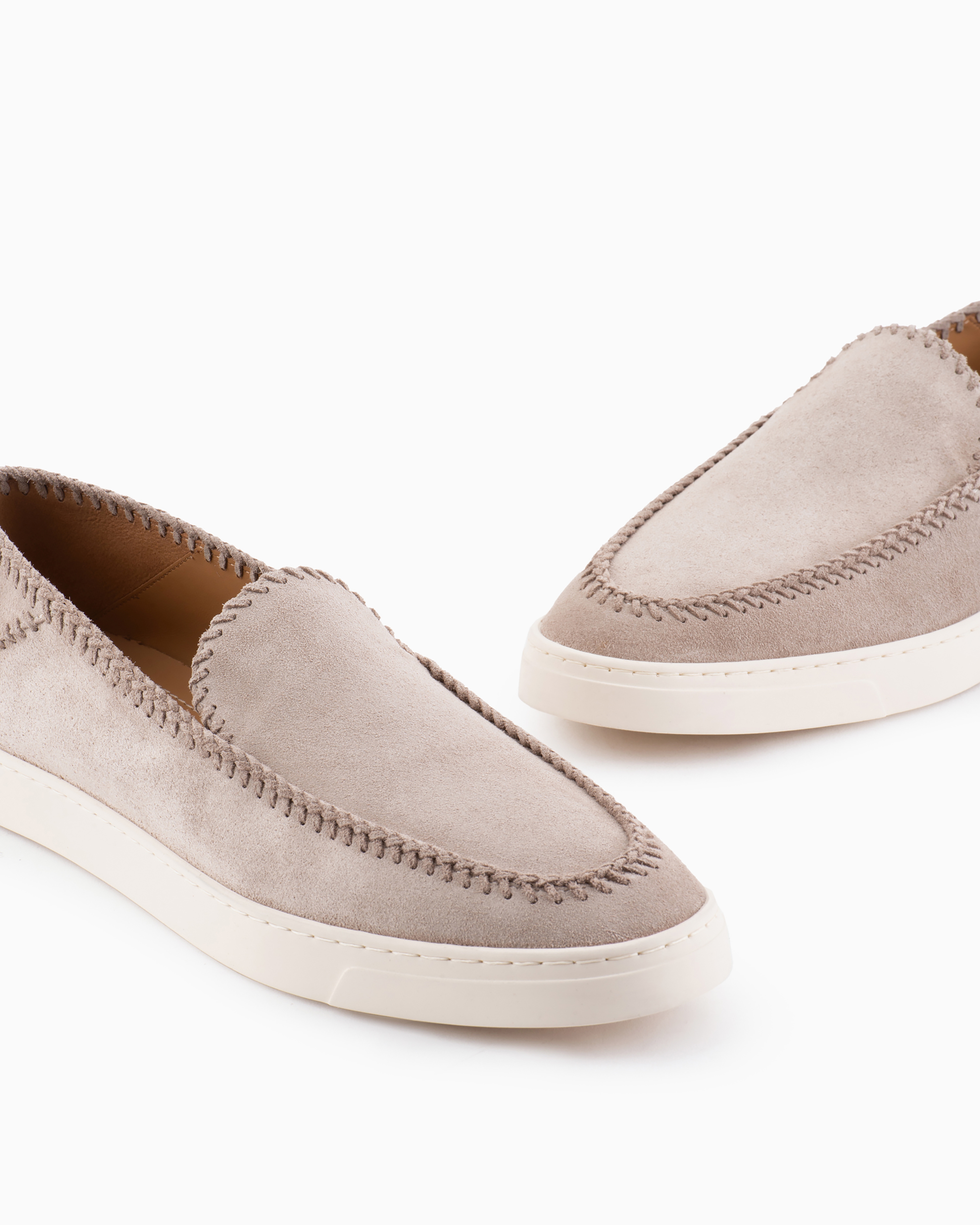 【Giorgio Armani】 Galleria 3スエードローファー ガレリア3 スリッポン スエード | Giorgio Armani