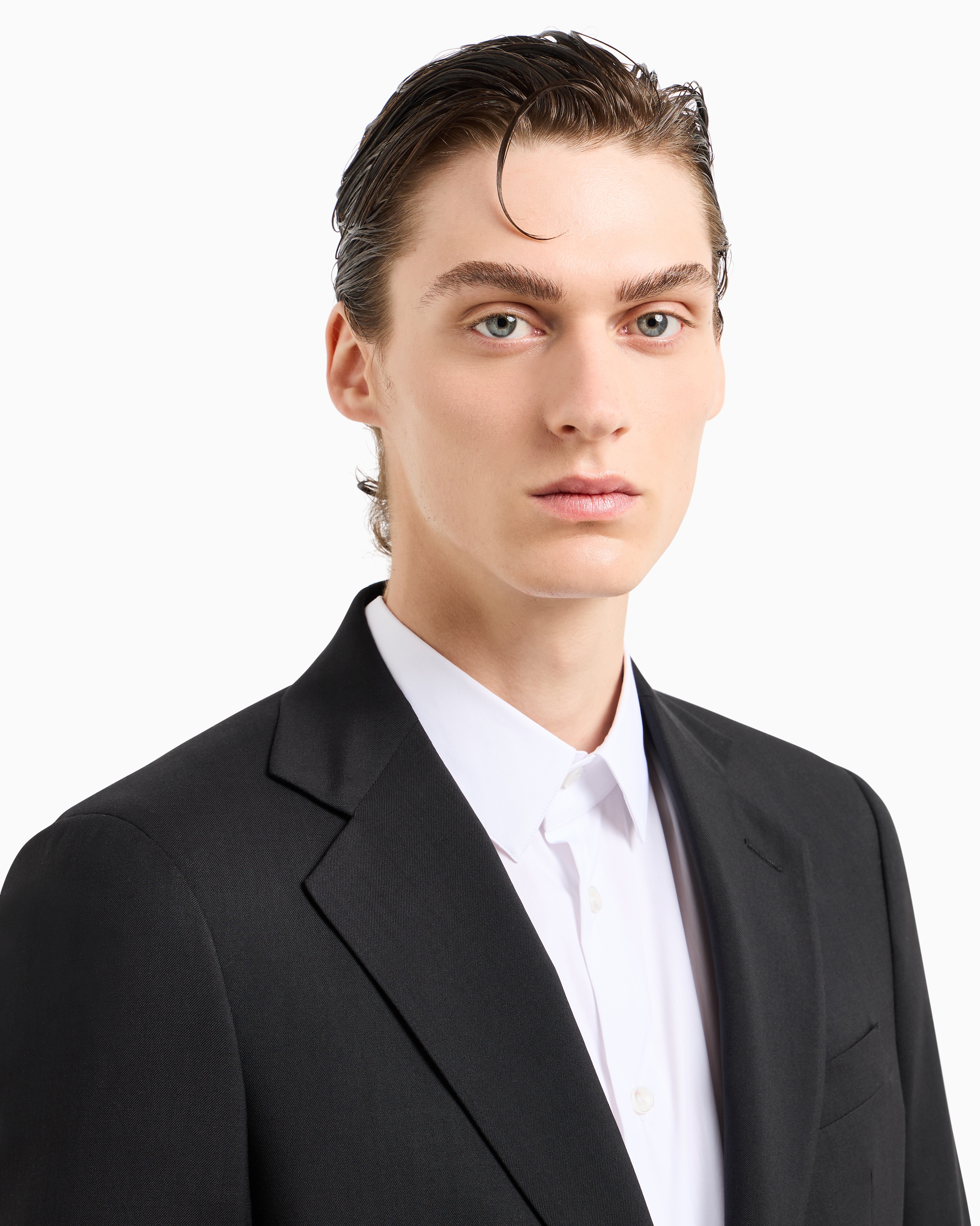 未使用！Giorgio Armani こげ茶ダブルブレストコート カシミヤ50 未使用！Giorgio Armani こげ茶ダブルブレストコート カシミヤ50