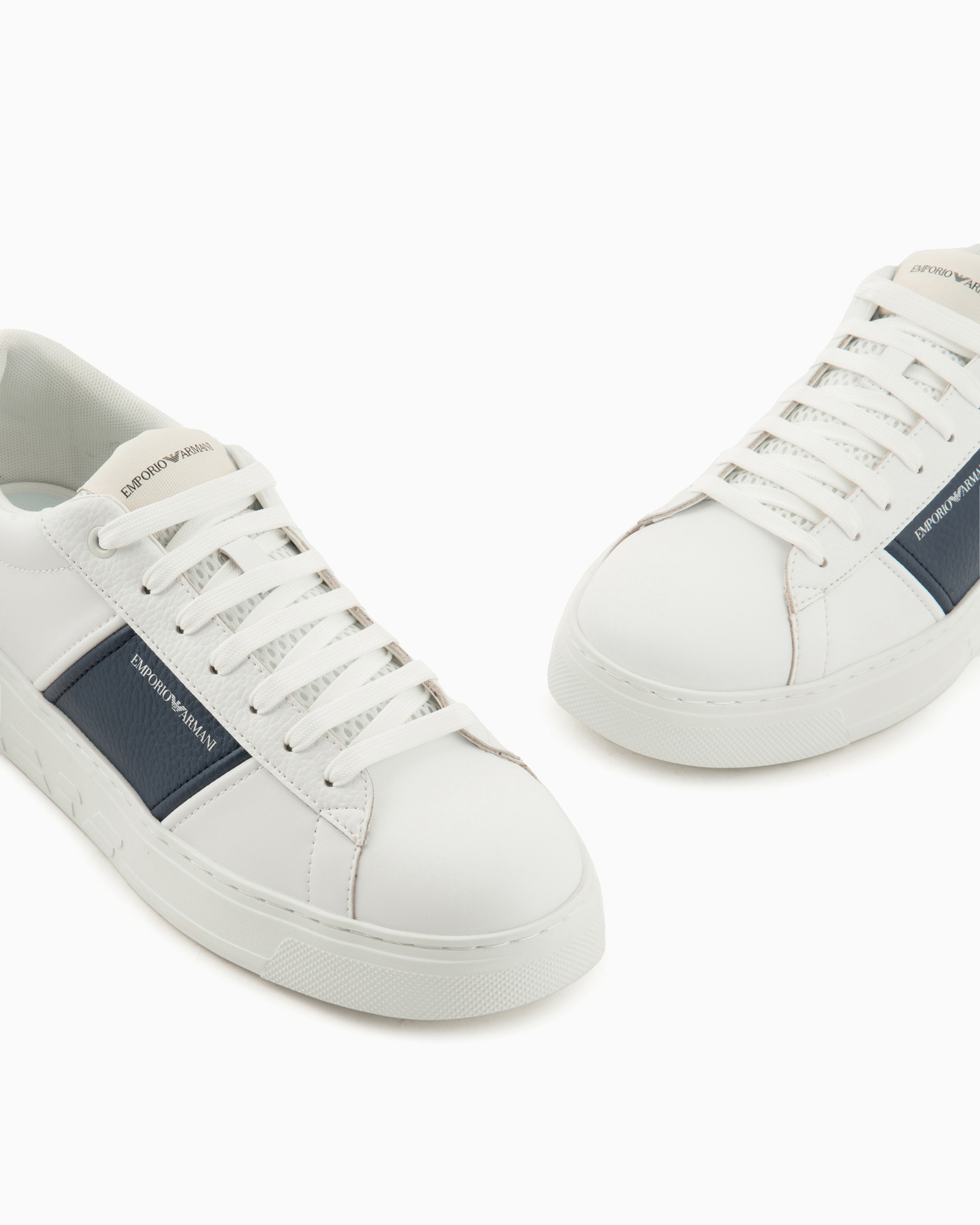 スニーカー EMPORIO ARMANI Men Sneakers X8X241 WHITE Amazon.com | EA7 Emporio Armani Training Unisex Faux Leather