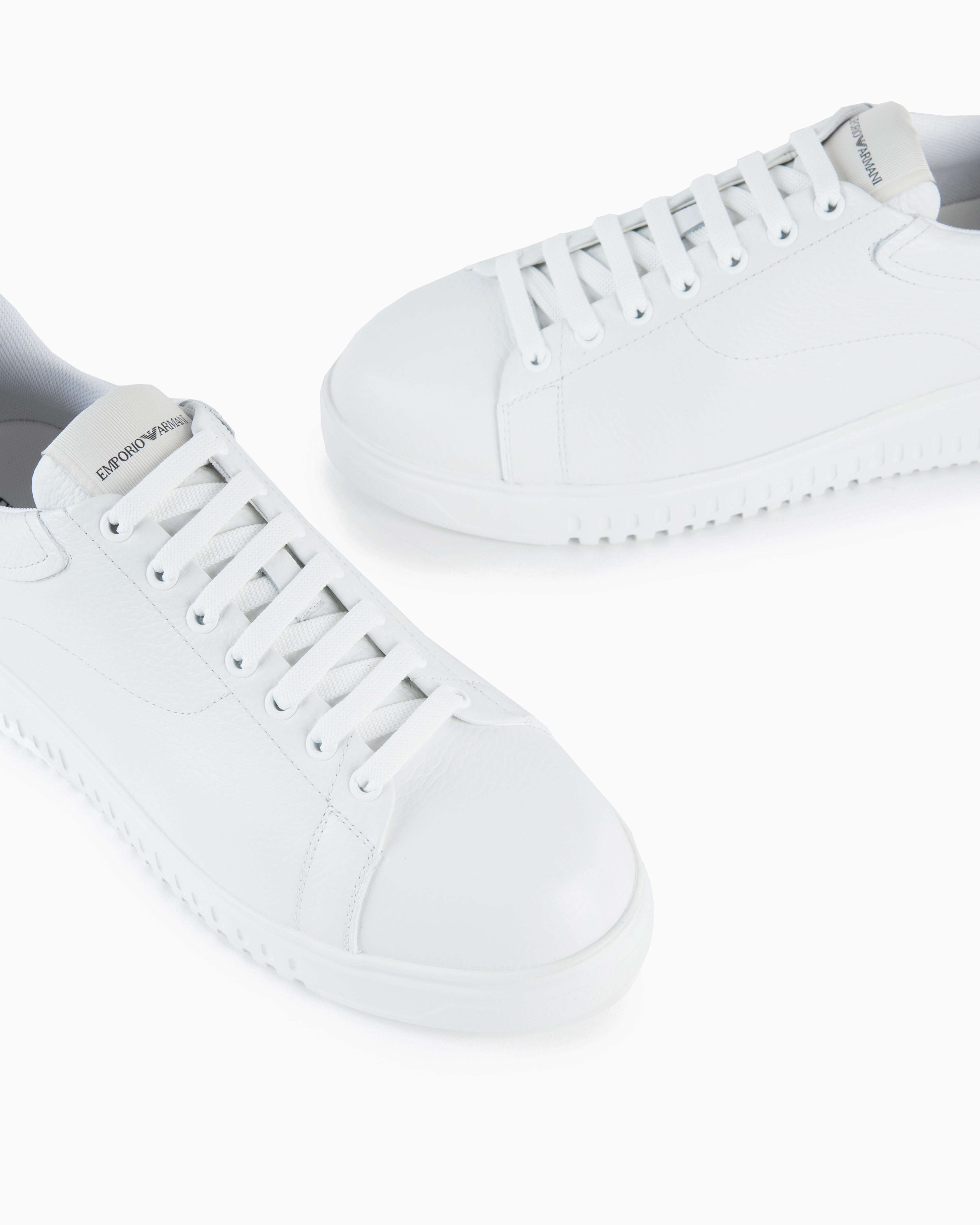 レザー★プリント柄★スニーカー★ EMPORIO ARMANI スニーカー レザー コントラストストライプ | Emporio Armani