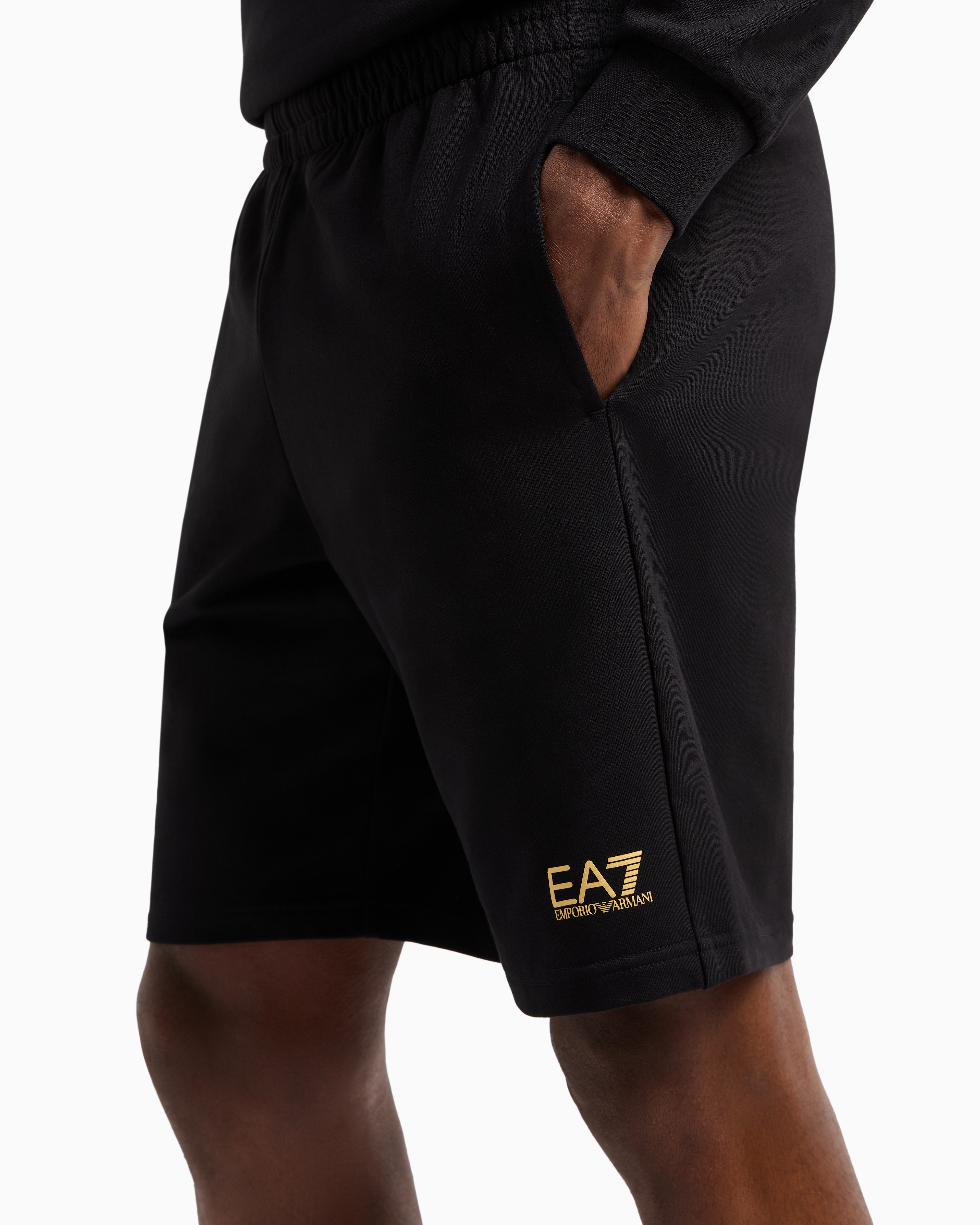 Core Identity cotton Bermuda shorts | EA7