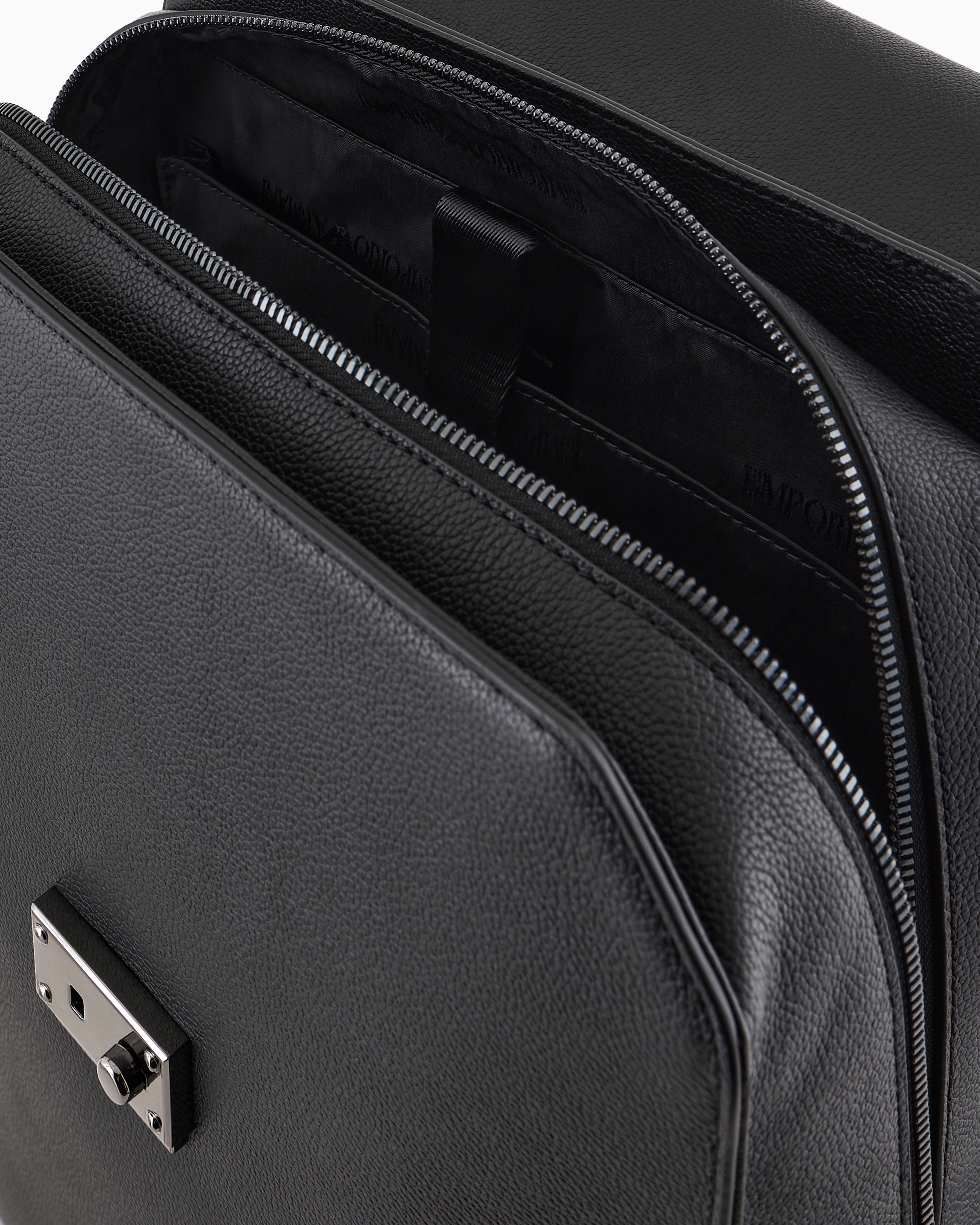 バックパック タンブルレザー製 フラップ＆ノートパソコン用