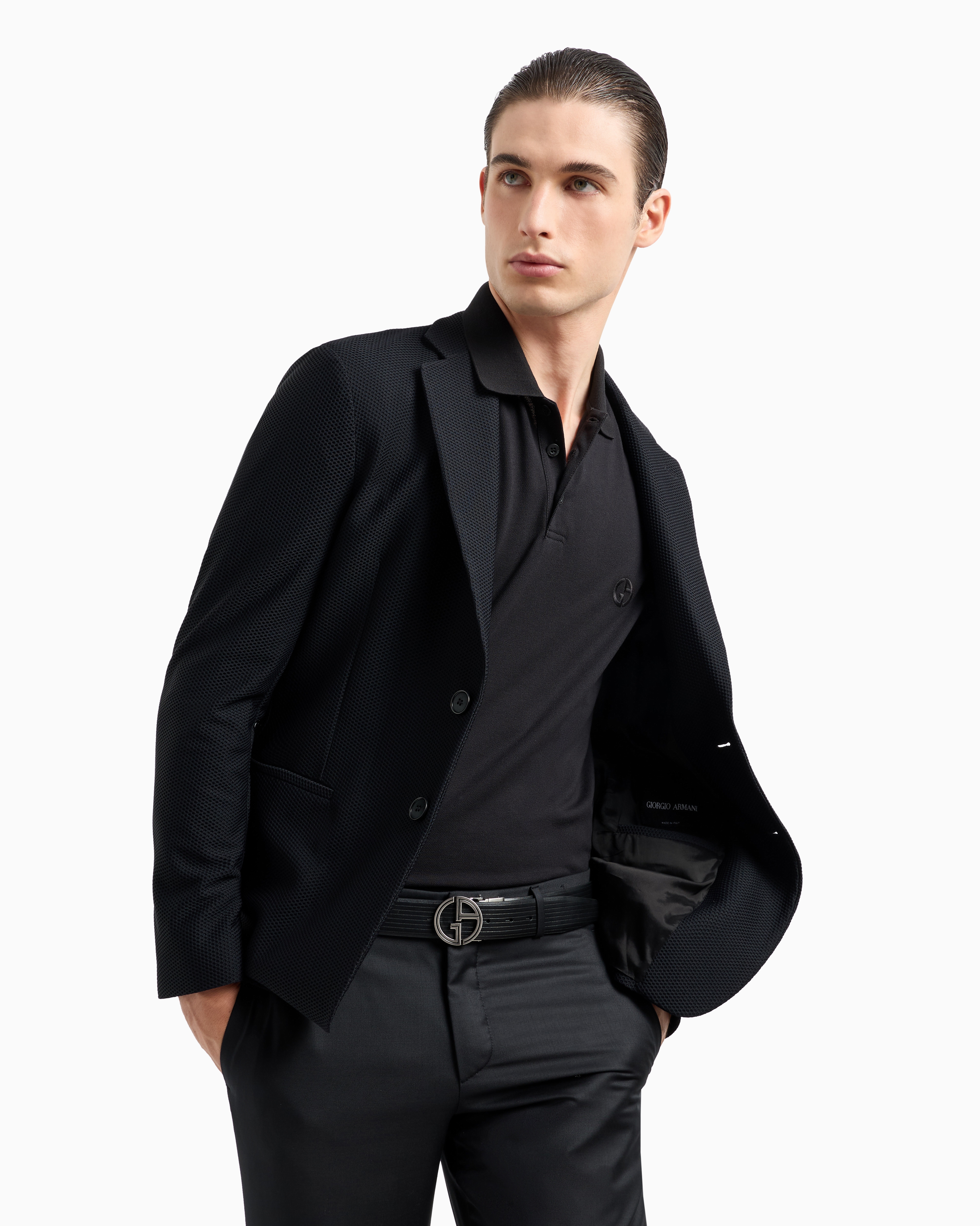ジャケット (GIORGIO ARMARNI) Stretch cotton denim jacket | Armani Exchange