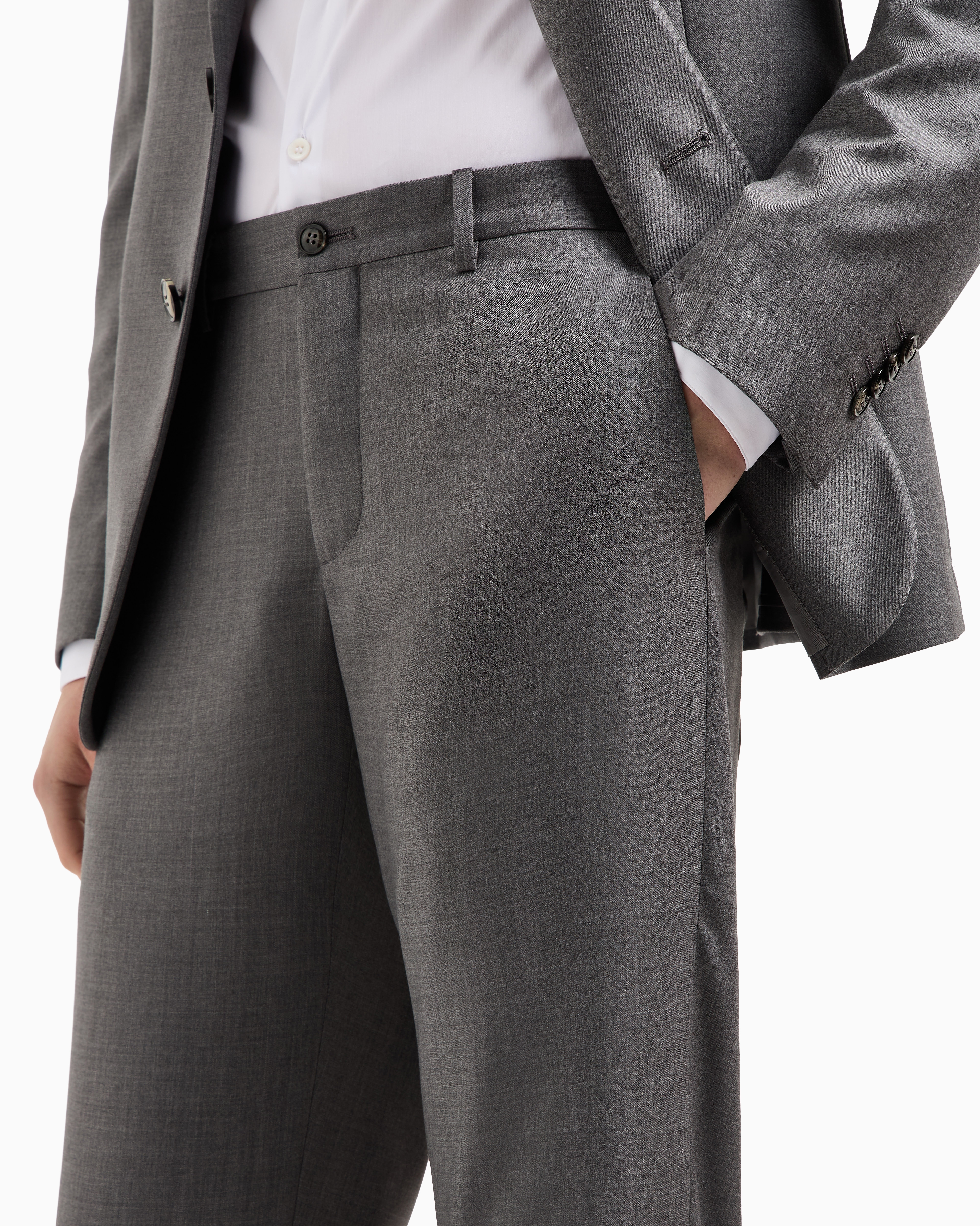 Soho Line single-breasted suit in wool and cashmere
