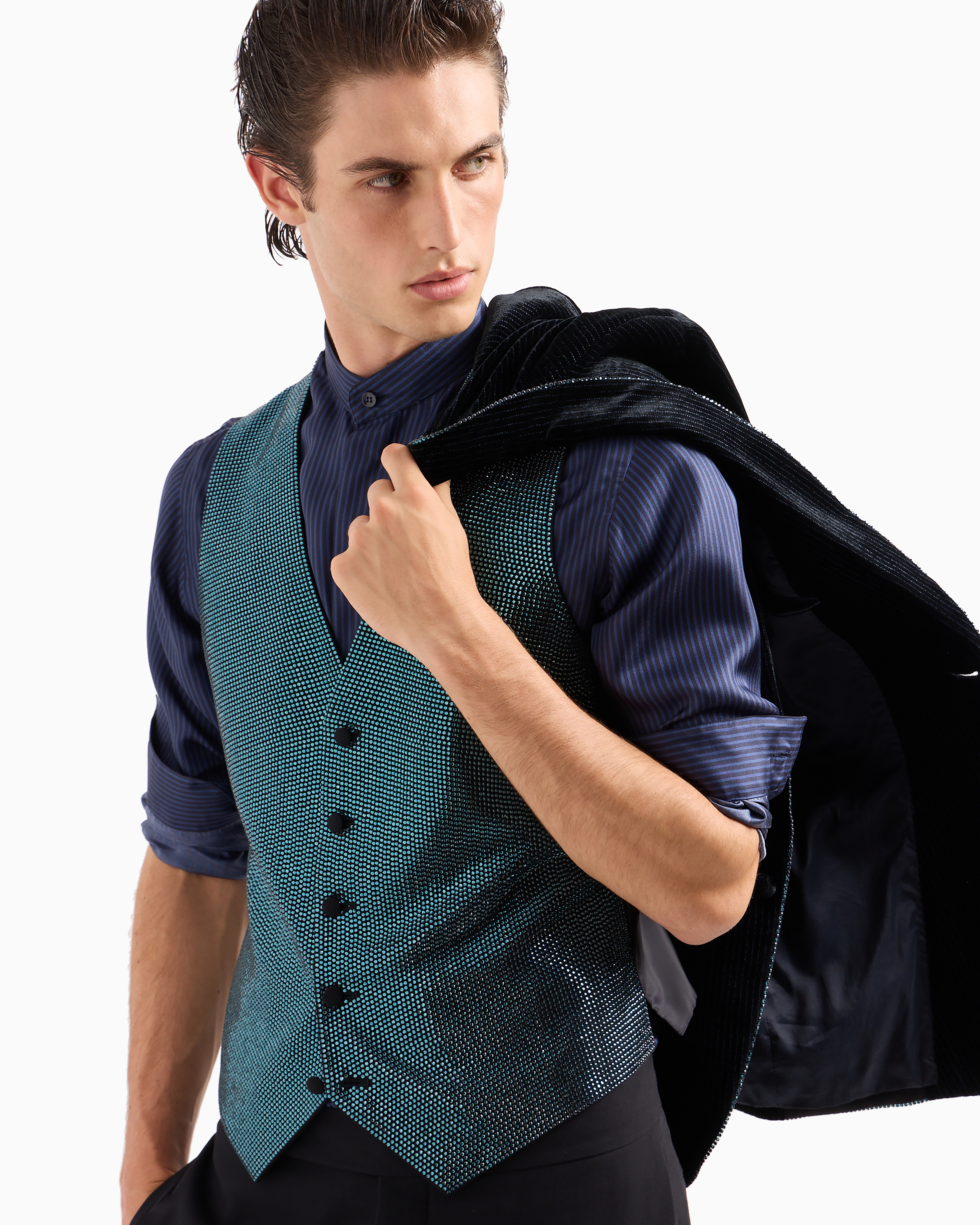 ベスト・ジレ Giorgio Armani Houndstooth Vest ROTAR ベスト ジレ Houndstooth Vest メンズ : ZOZOTOWN Yahoo