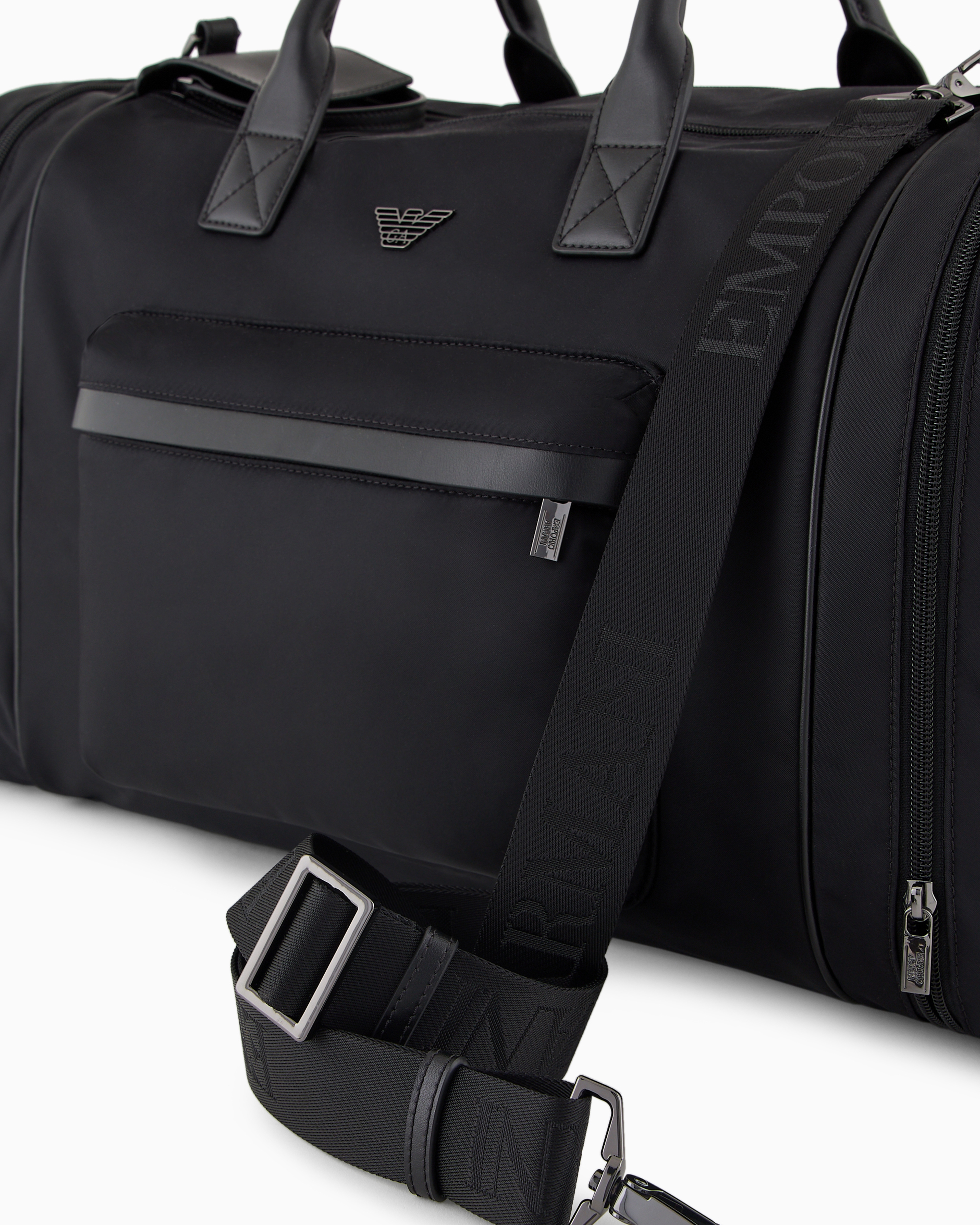 バッグ SS2000 EMPORIO ARMANI NYLON BAG Emporio Armani Recycled Nylon Weekend Bag | Ignition For Men