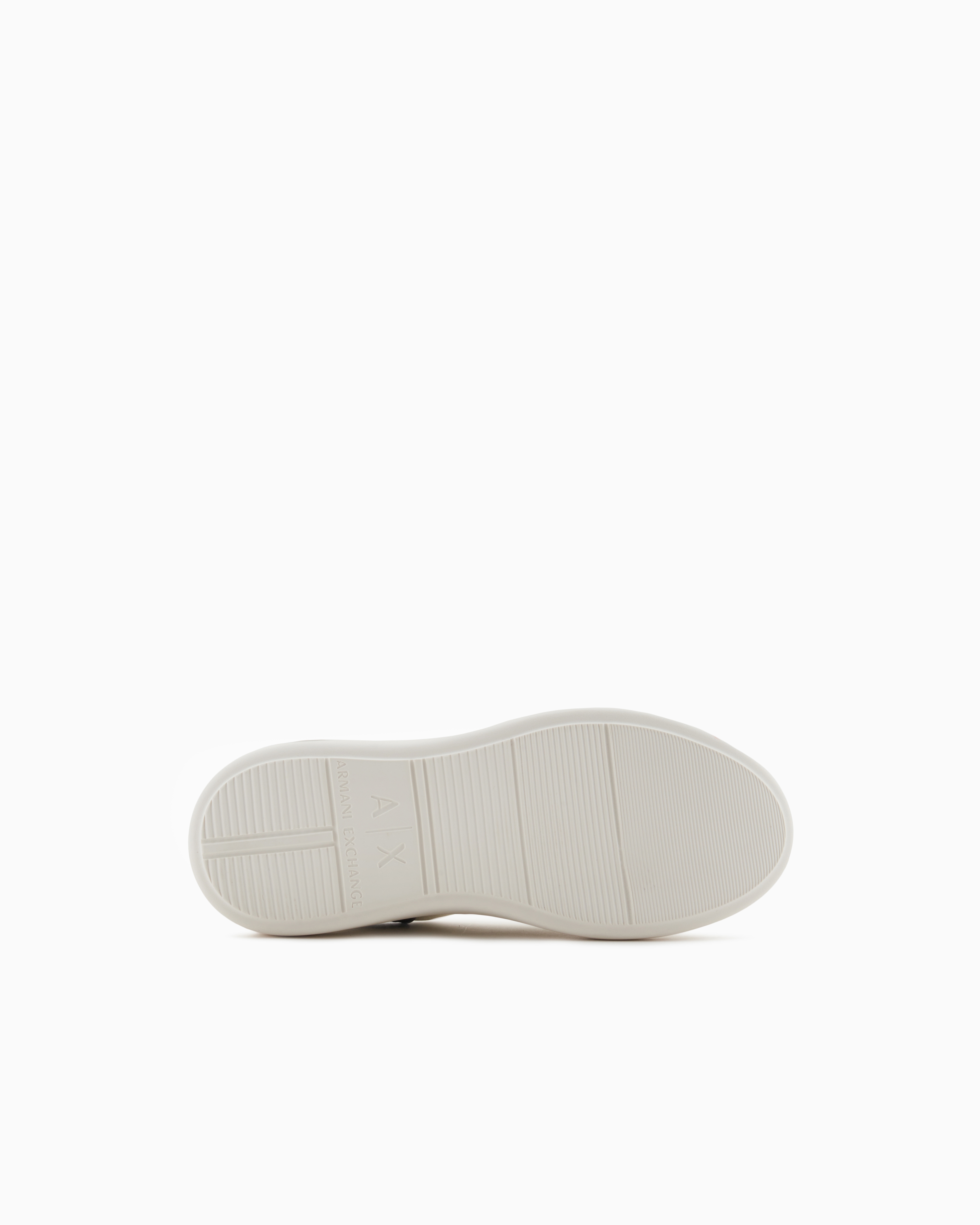 Armani Exchange - Sneakers with high sole, Woman, White, Size: