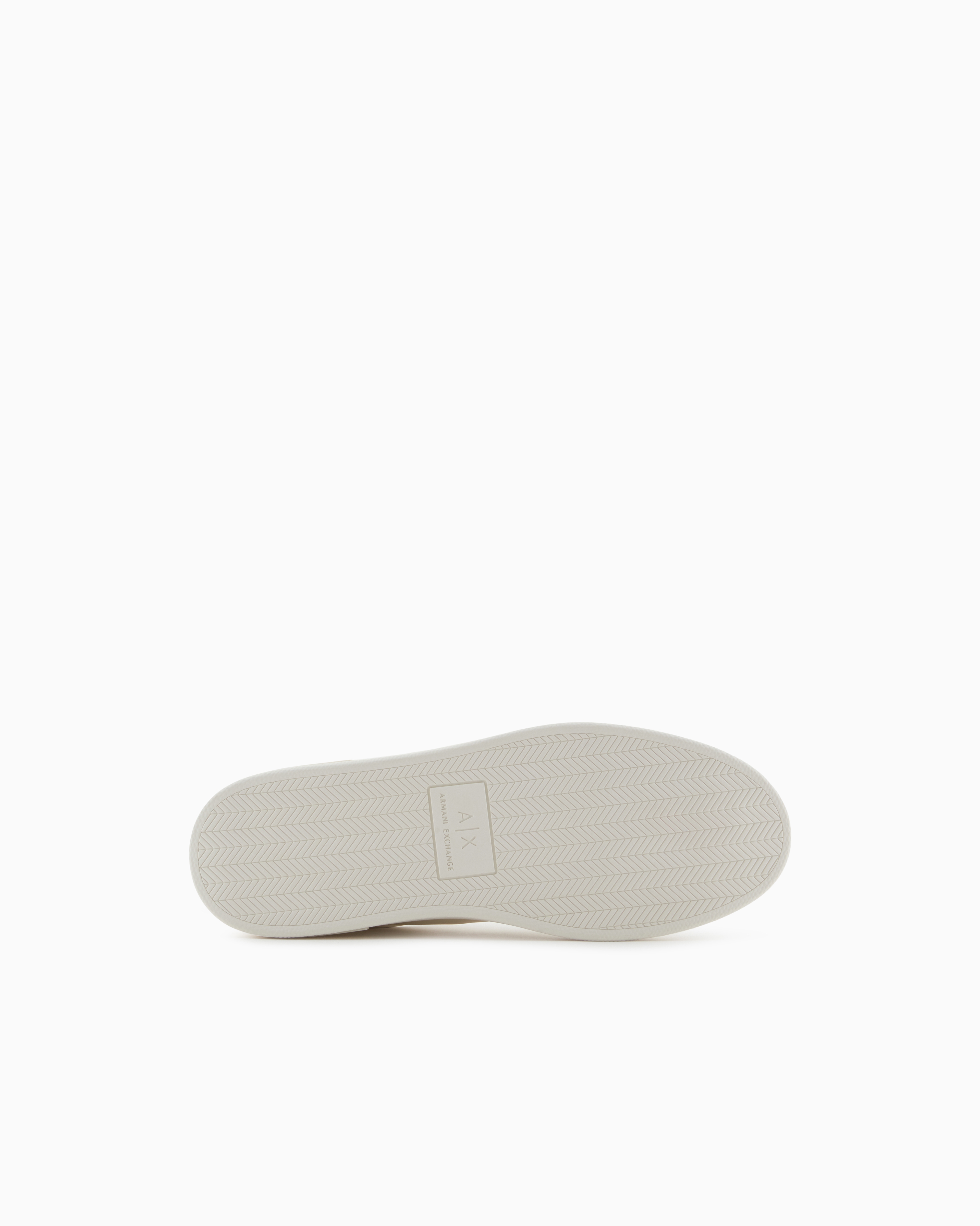 Armani Exchange - Sneakers with logo patch, Man, White, Size:
