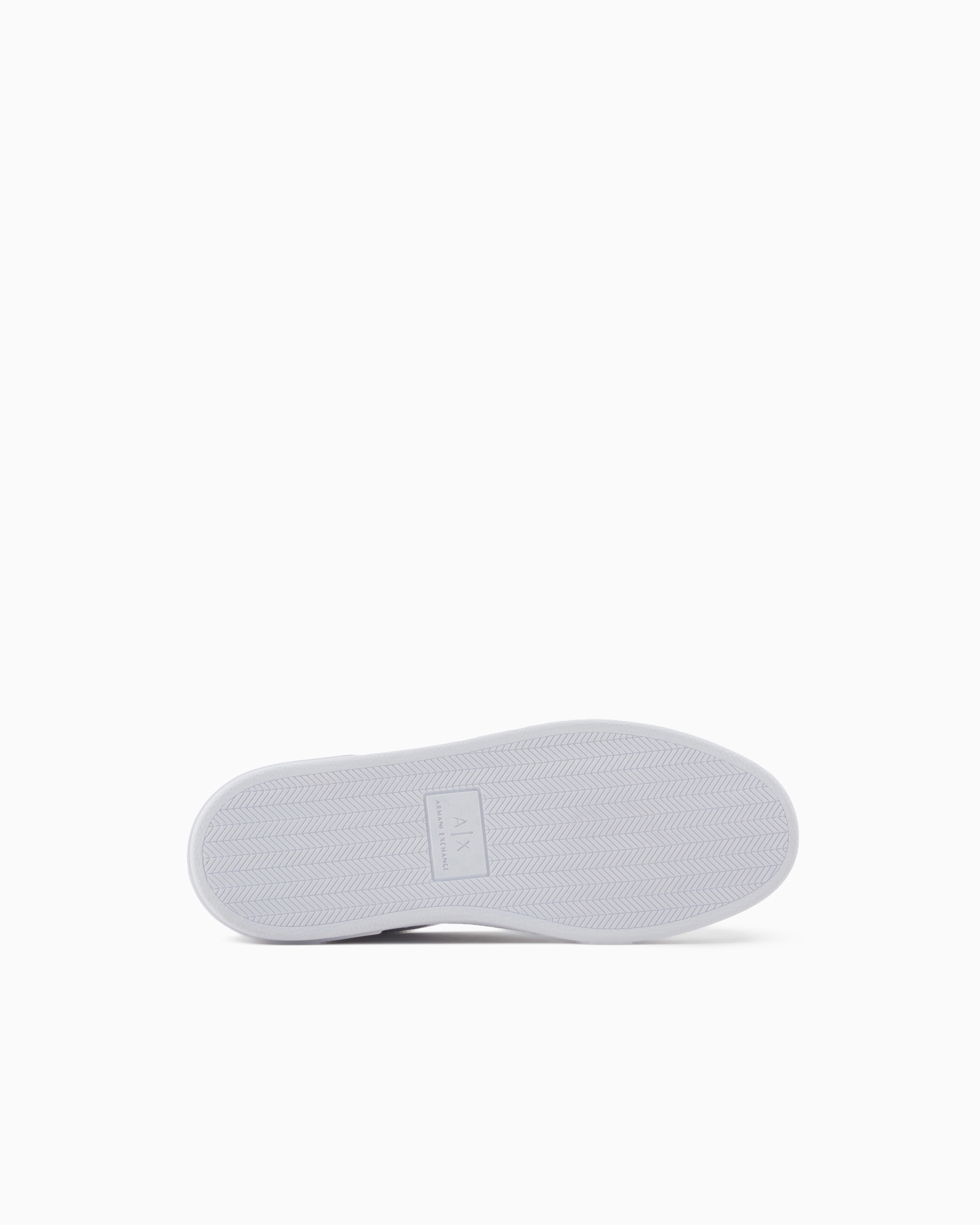 Armani Exchange - Sneakers with laces and logo, Woman, White, Size: