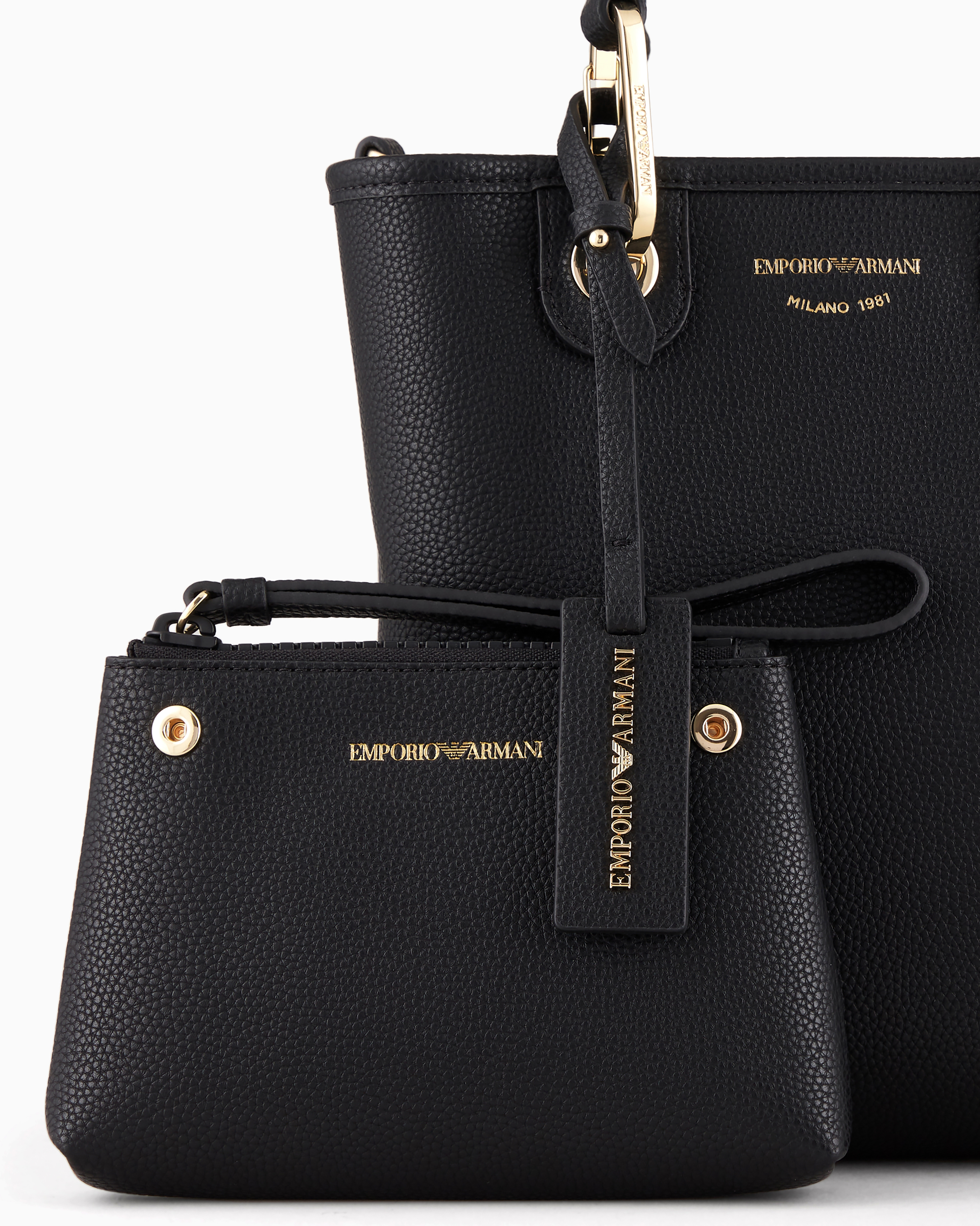EMPORIO ARMANI Y3D158YFN6E81386 関税送料込 Deer-print MyEA vertical shopper bag | Emporio Armani