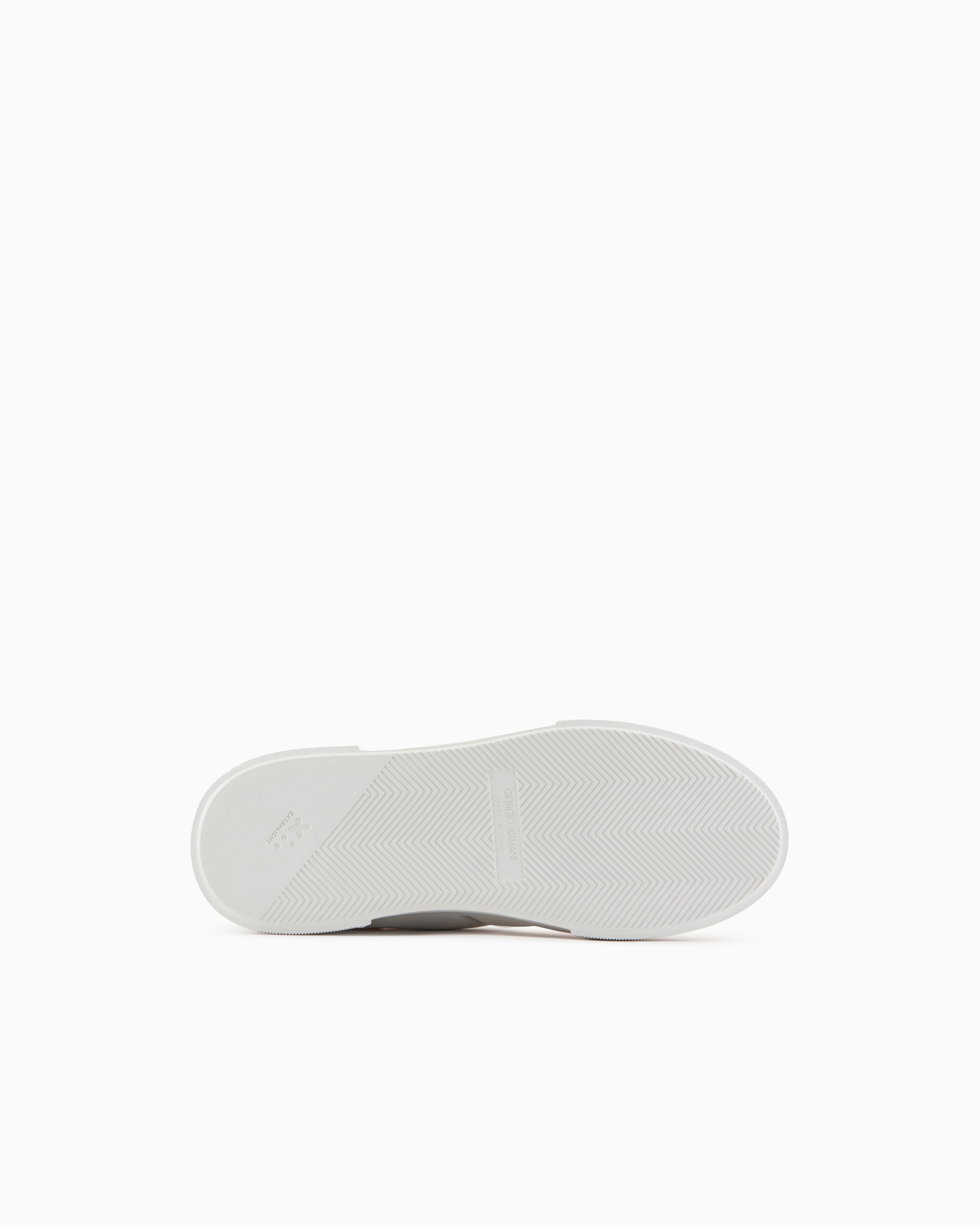 Leather and fabric sneakers | Giorgio Armani