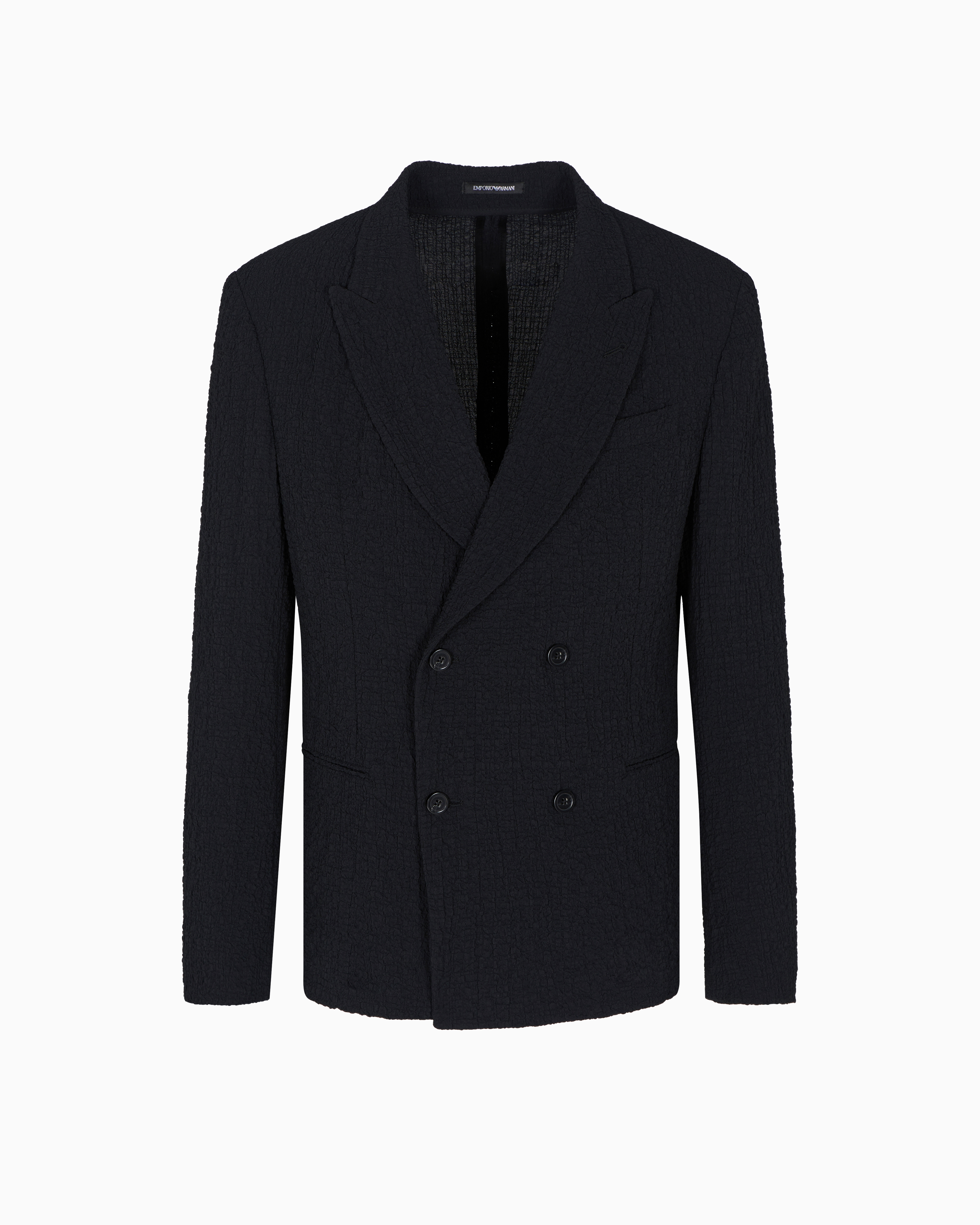 Girorgio Armani フード付ダブルブレストベルベットジャケット Girorgio Armani フード付ダブルブレストベルベットジャケット