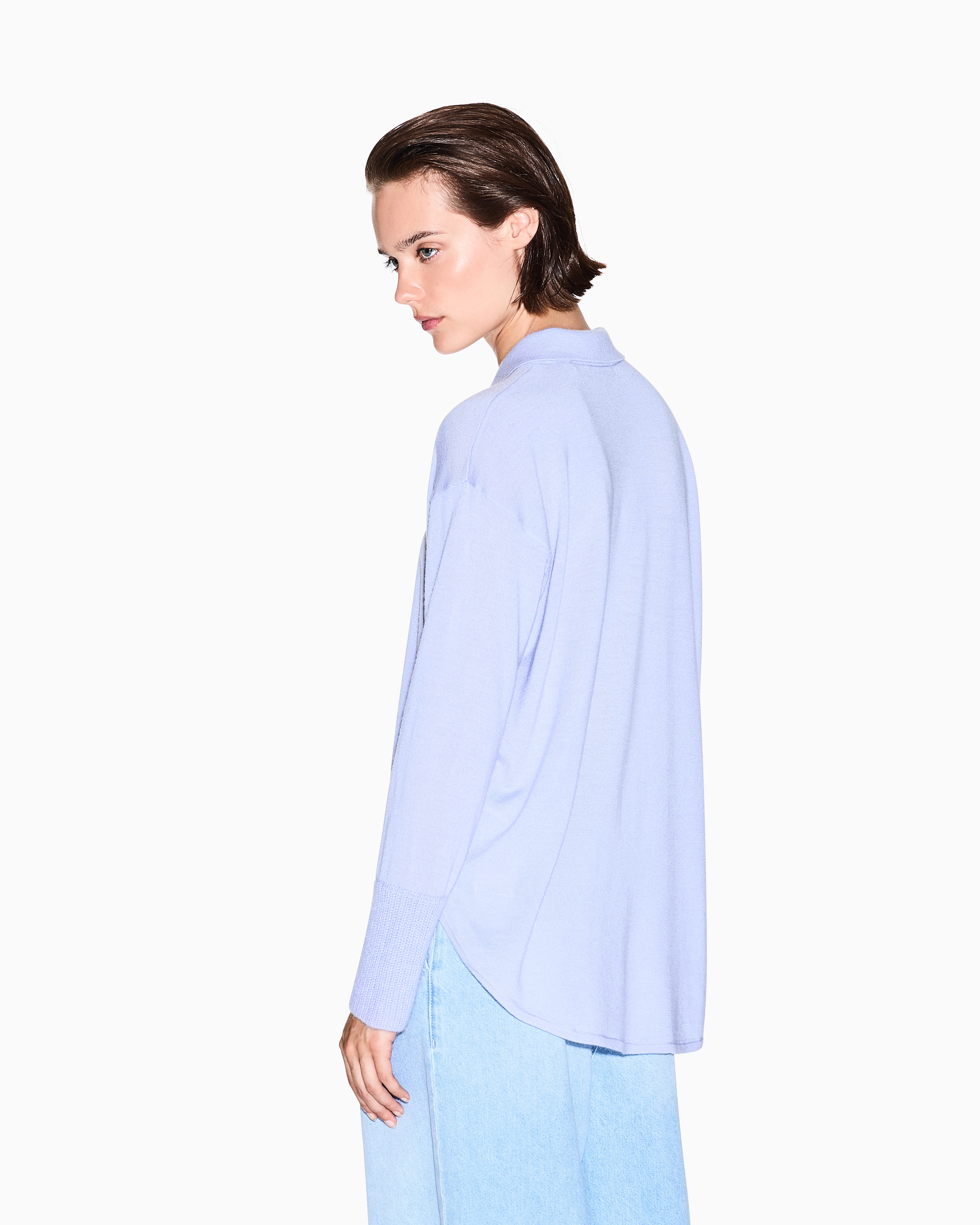 Armani Exchange - Cardigans, Woman, Light Blue, Size: