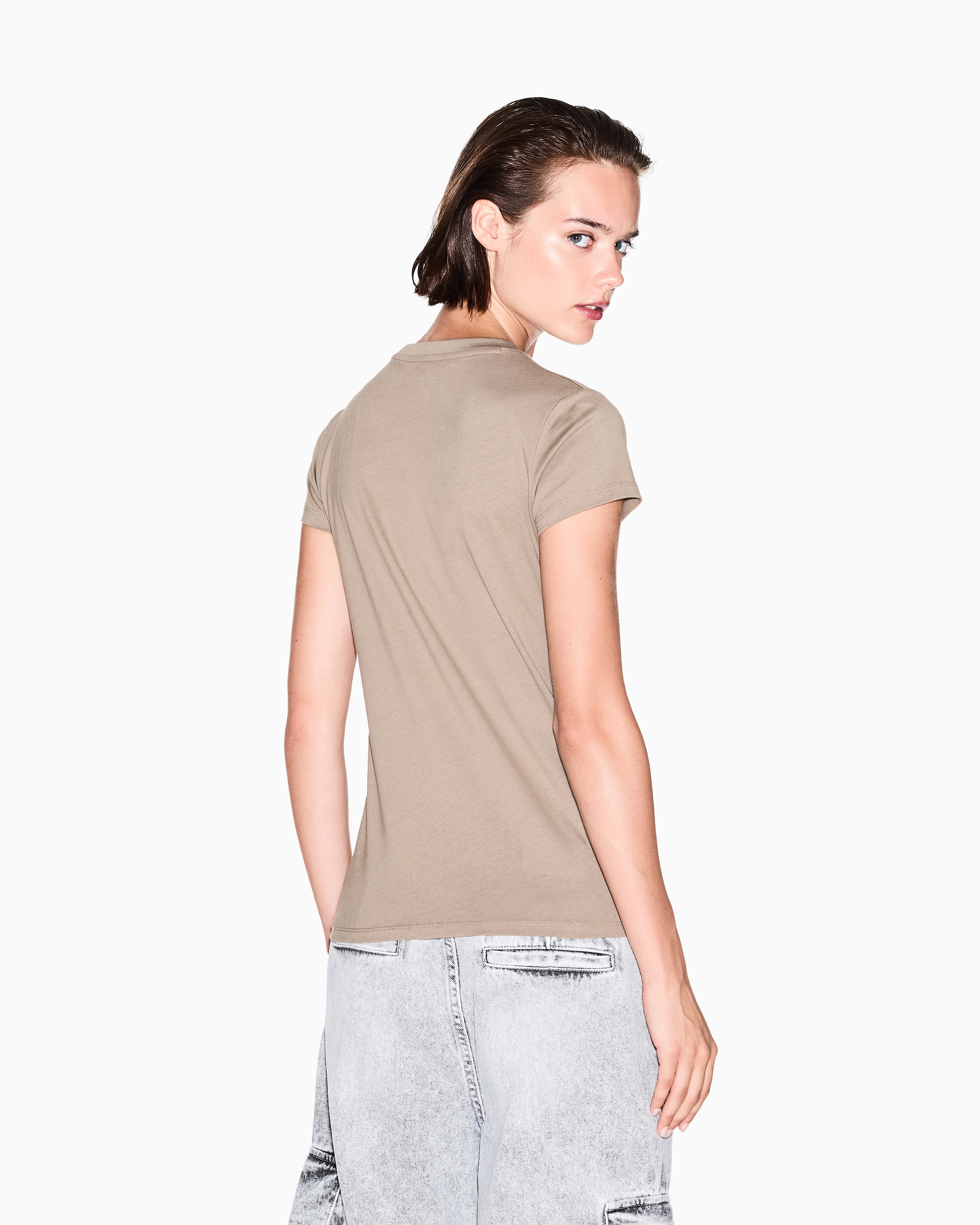 Armani Exchange Slim Fit T-shirts In Multi