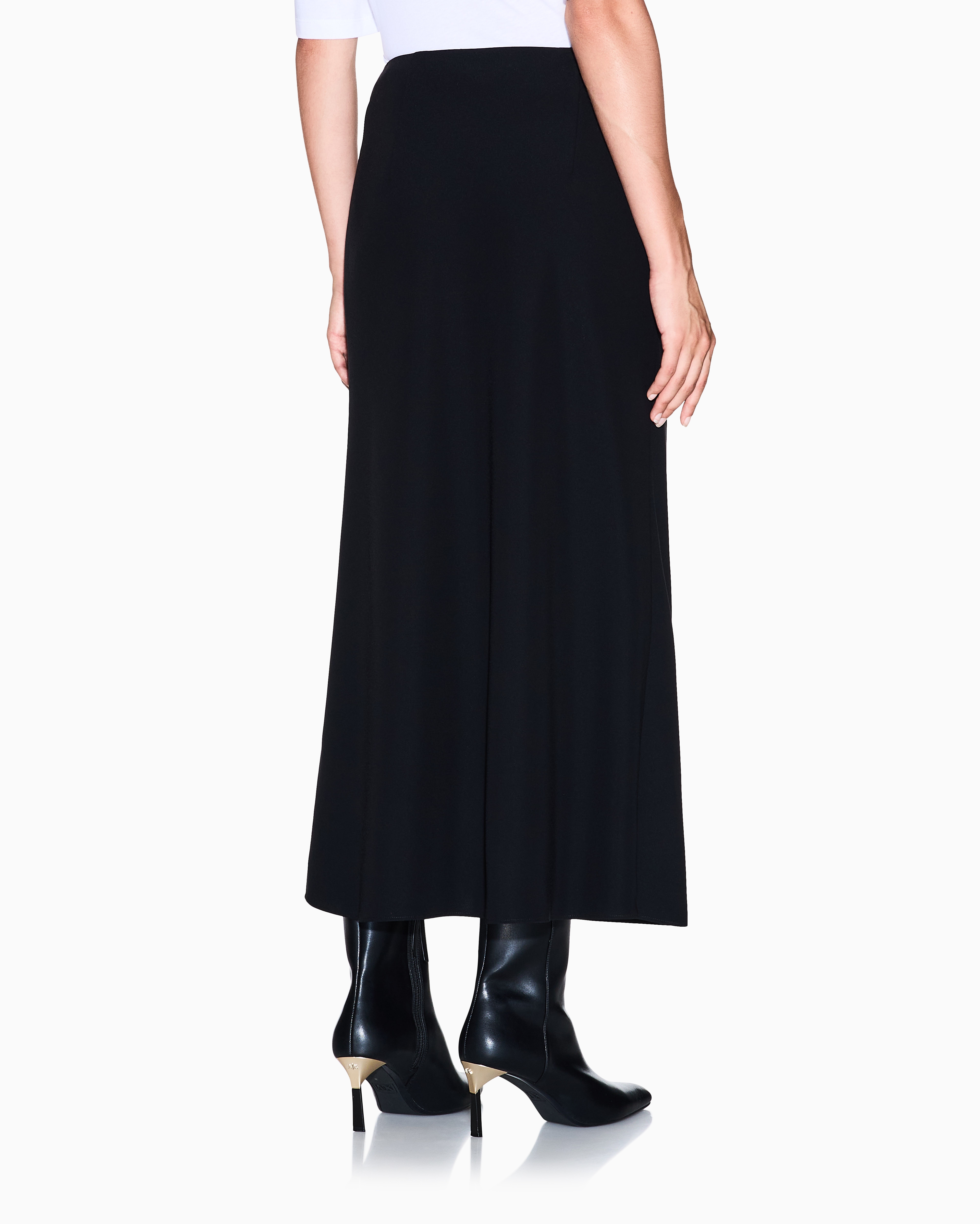 Armani Exchange - Long Skirts, Woman, Black, Size: